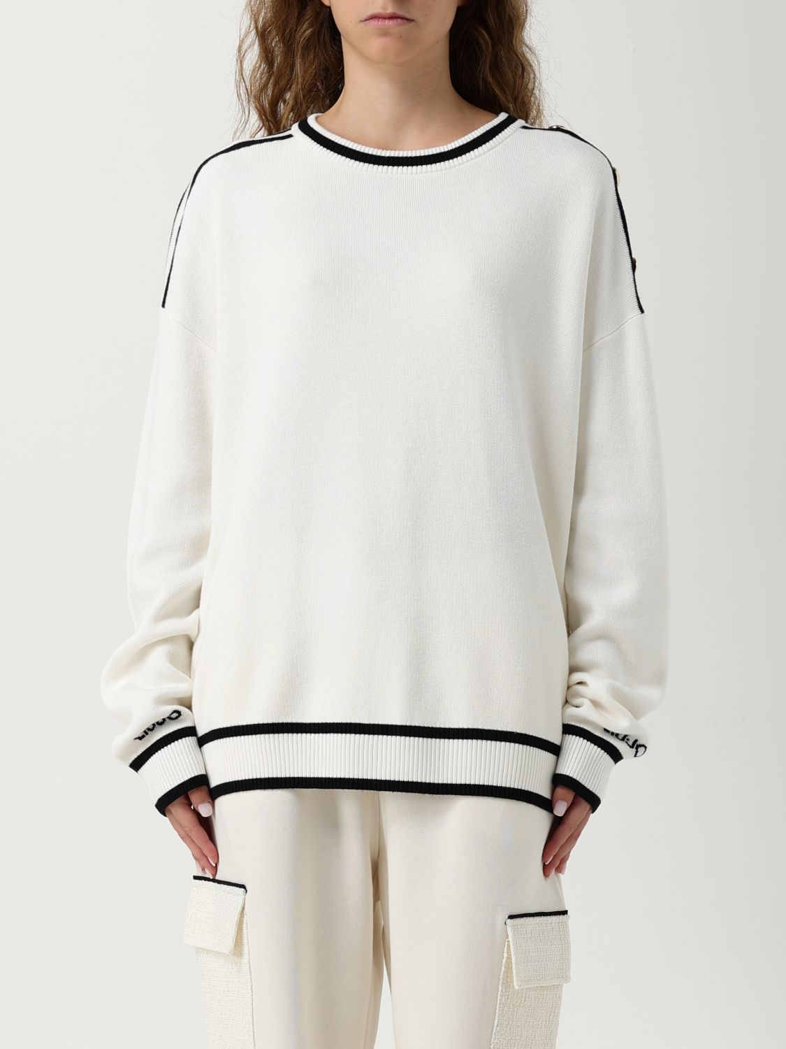 Liu •jo Sweater Liu Jo Woman Color White In White