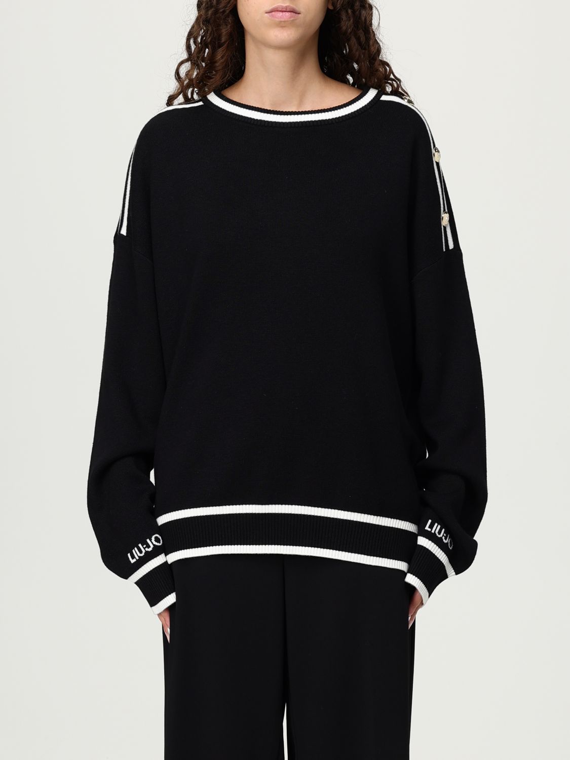 Liu •jo Sweater Liu Jo Woman Color Black In Black