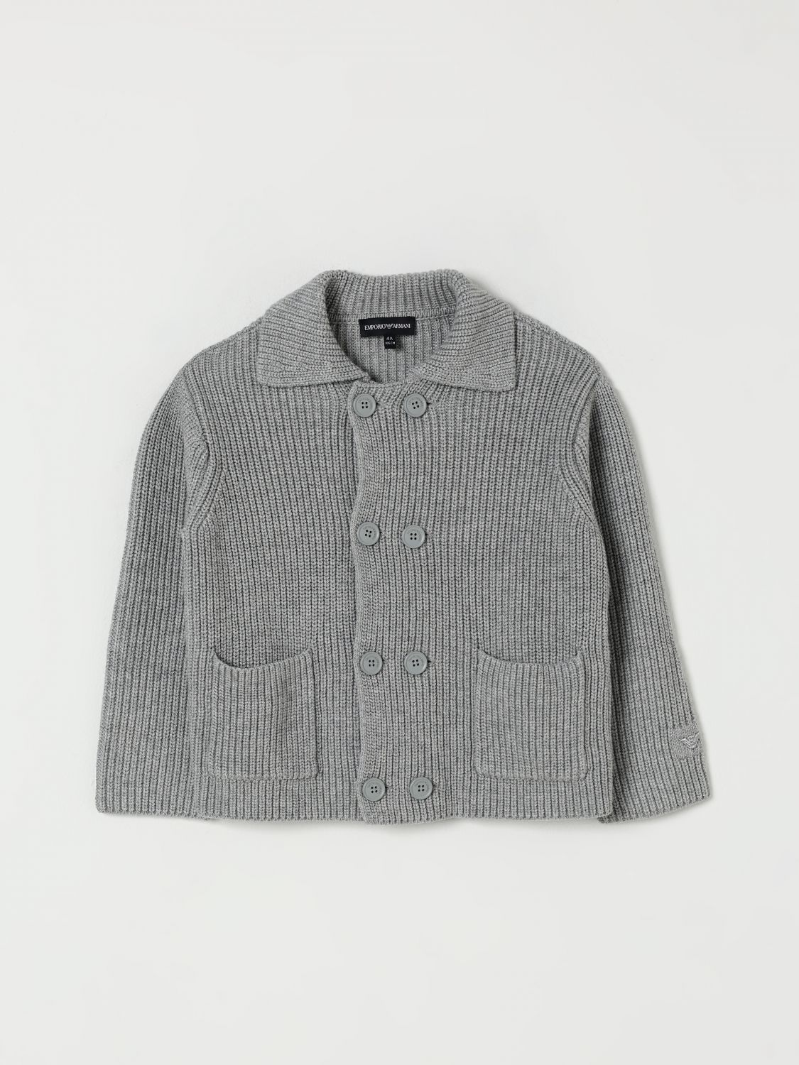 Emporio Armani Sweater  Kids Color Grey In Gray