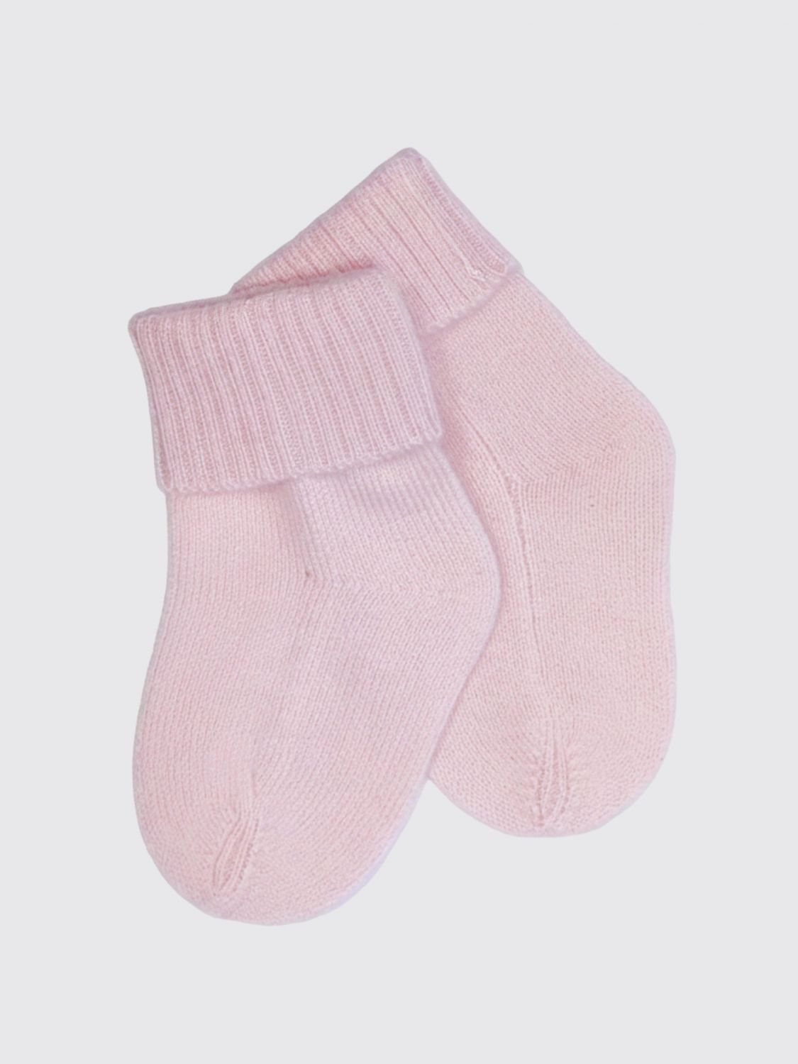 BOBBIN & TRICOT Socken Kinder Farbe Puder