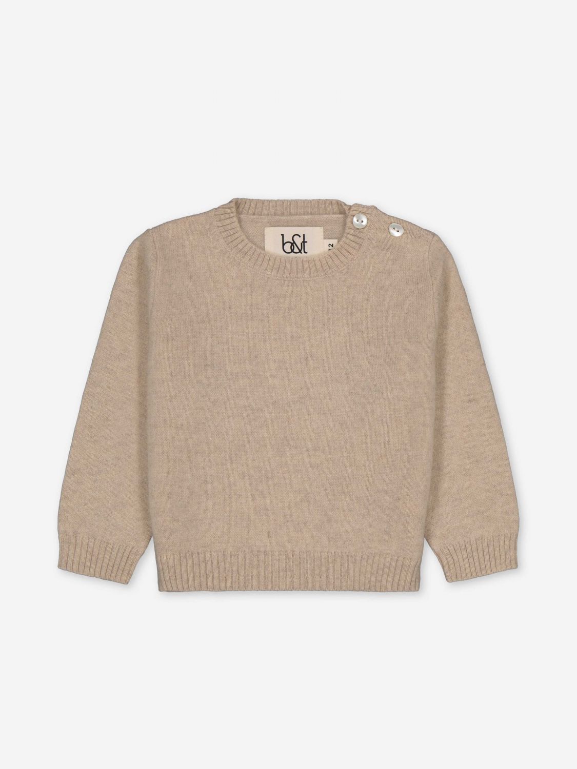 Bobbin & Tricot Sweater Kids Color Beige In Neutral