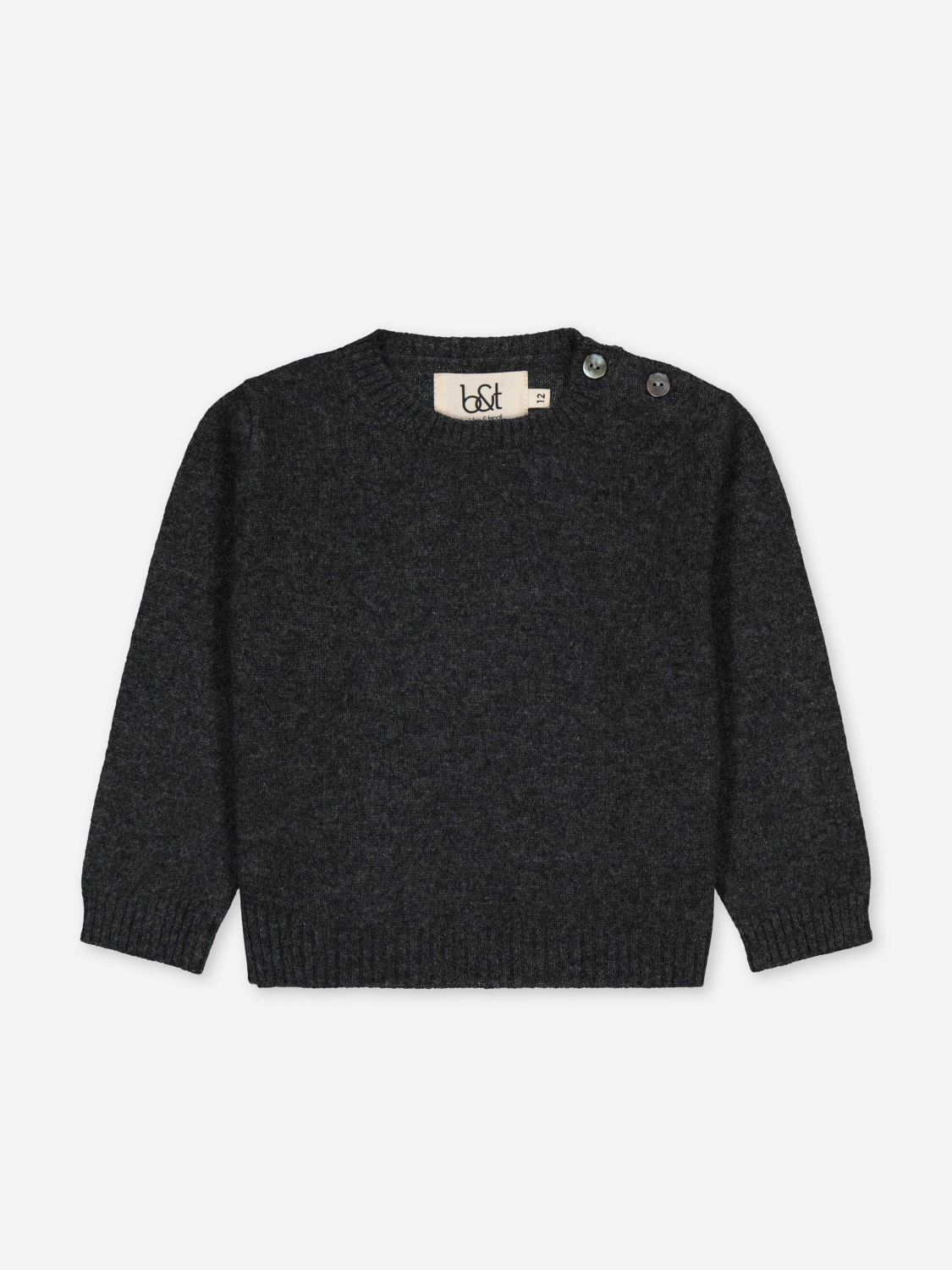 Bobbin & Tricot Sweater  Kids Color Charcoal In Gray