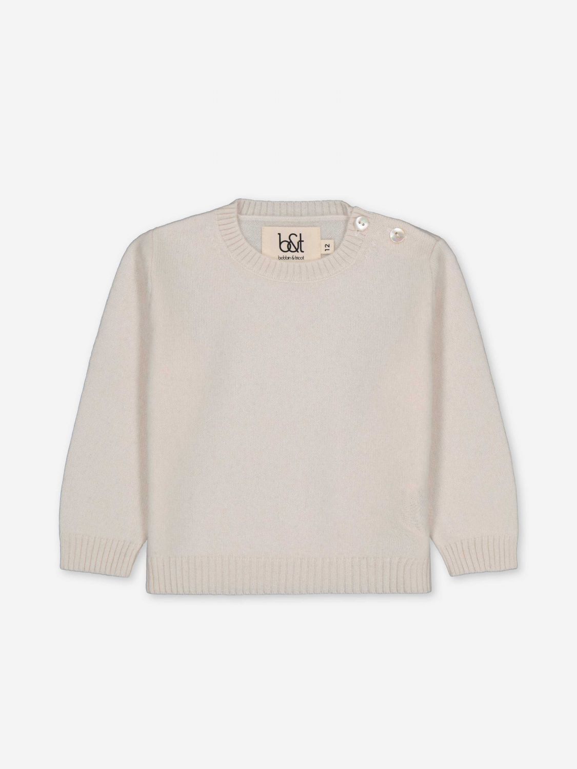 Bobbin & Tricot Sweater Kids Color Ivory In Neutral