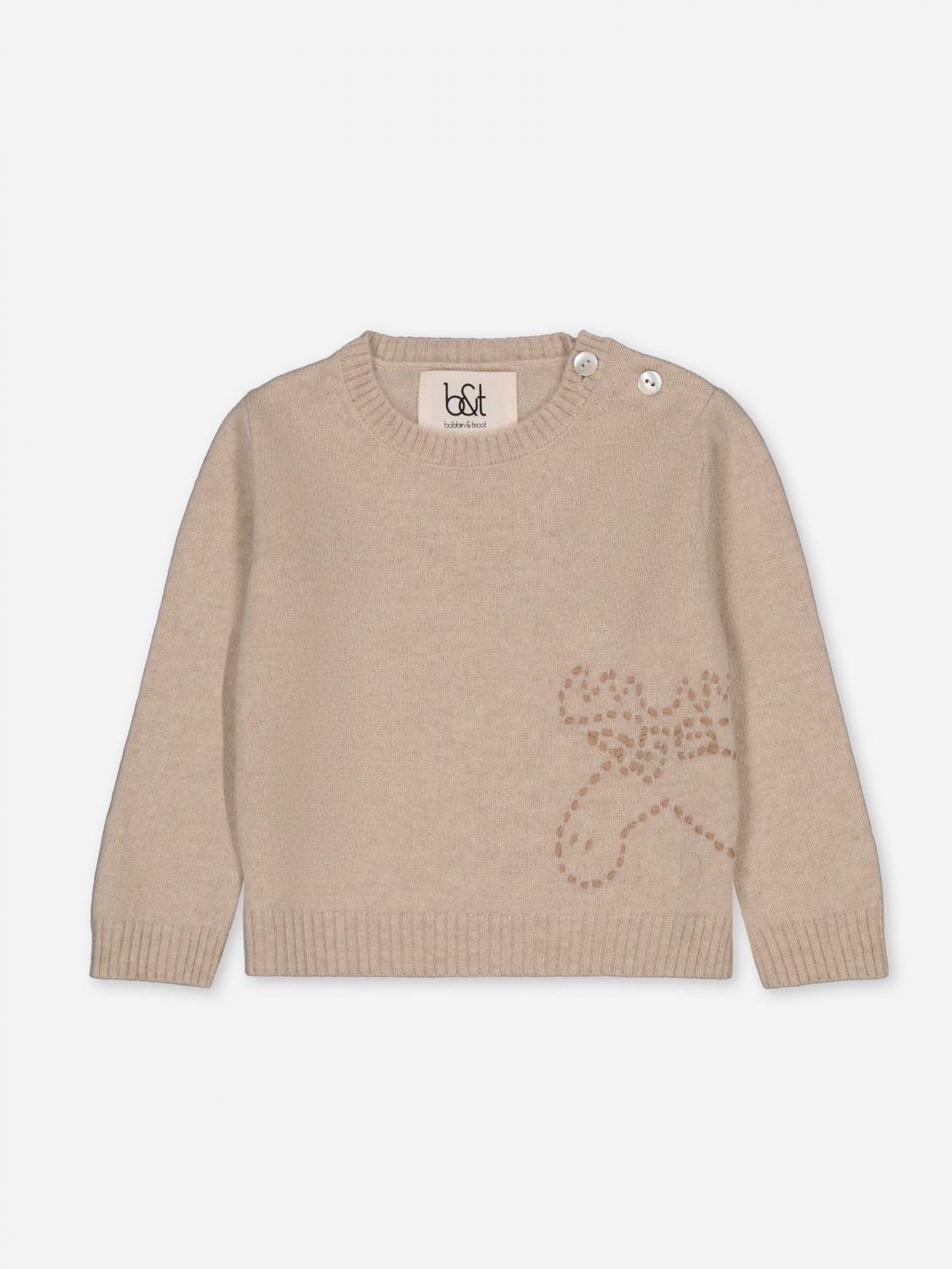BOBBIN & TRICOT Pullover Kinder Farbe Beige