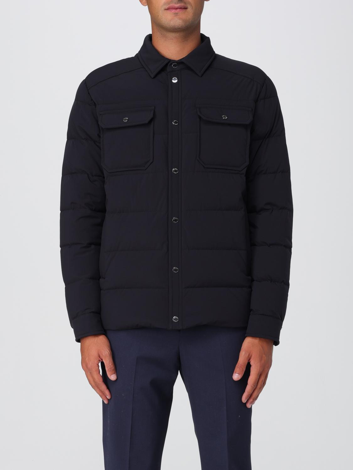 Moorer Jacket Men Color Blue In Blue