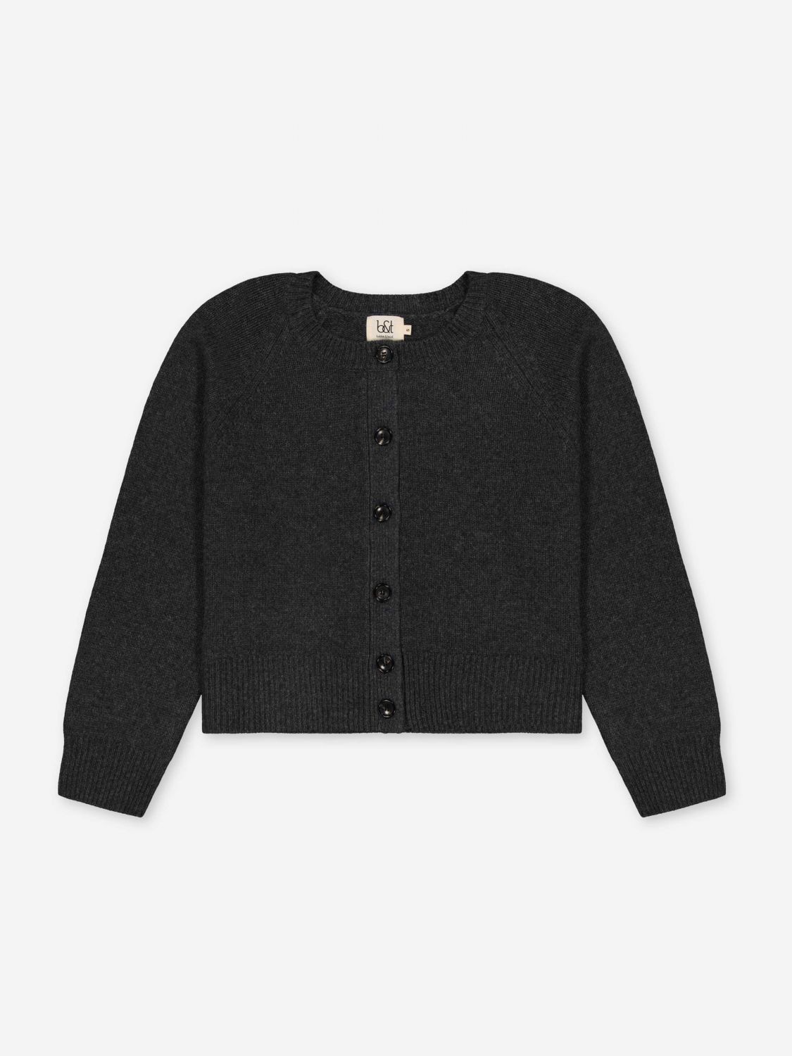 Bobbin & Tricot Sweater Kids Color Charcoal In Gray