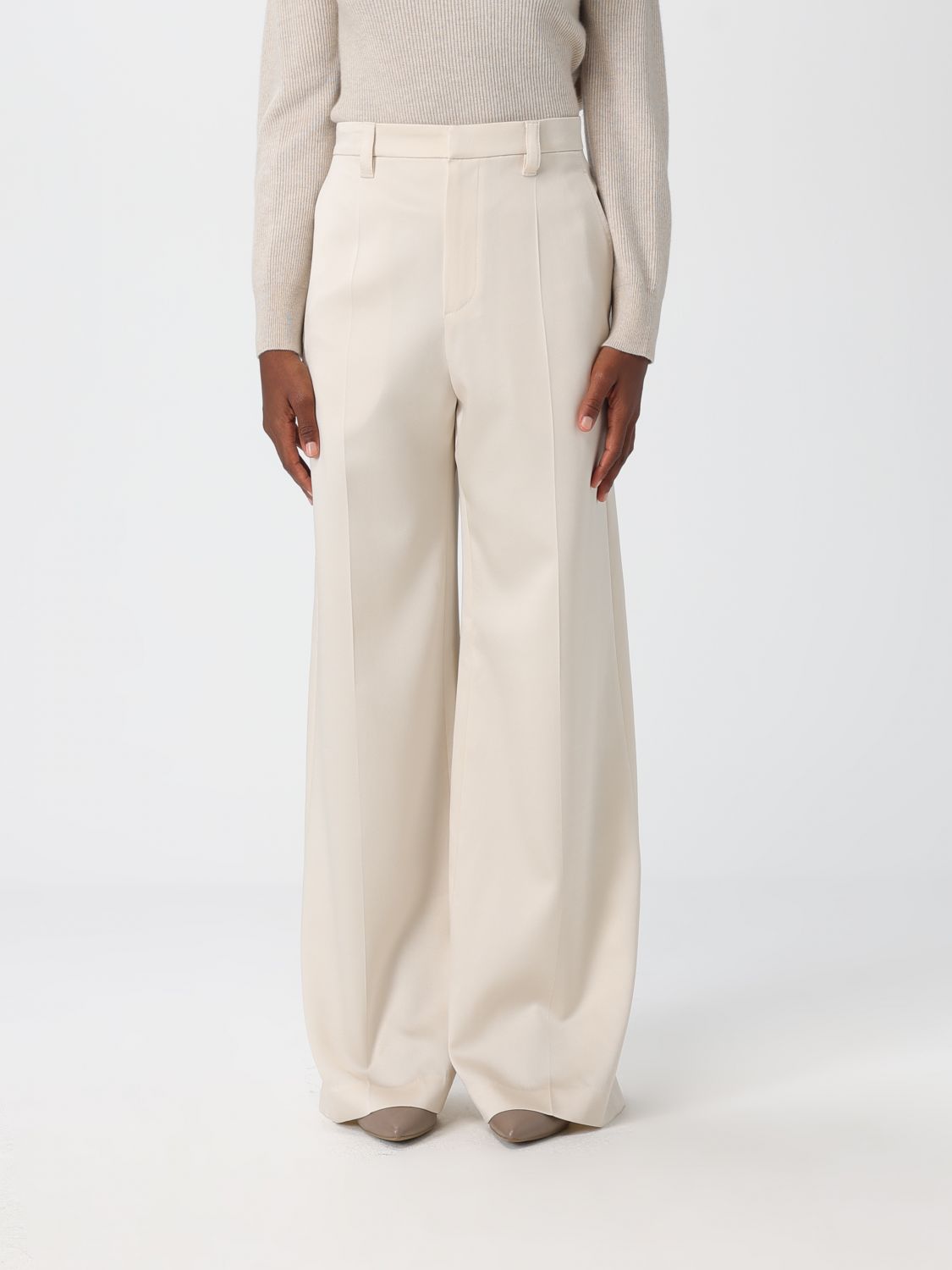 Brunello Cucinelli Pants  Woman Color White In White