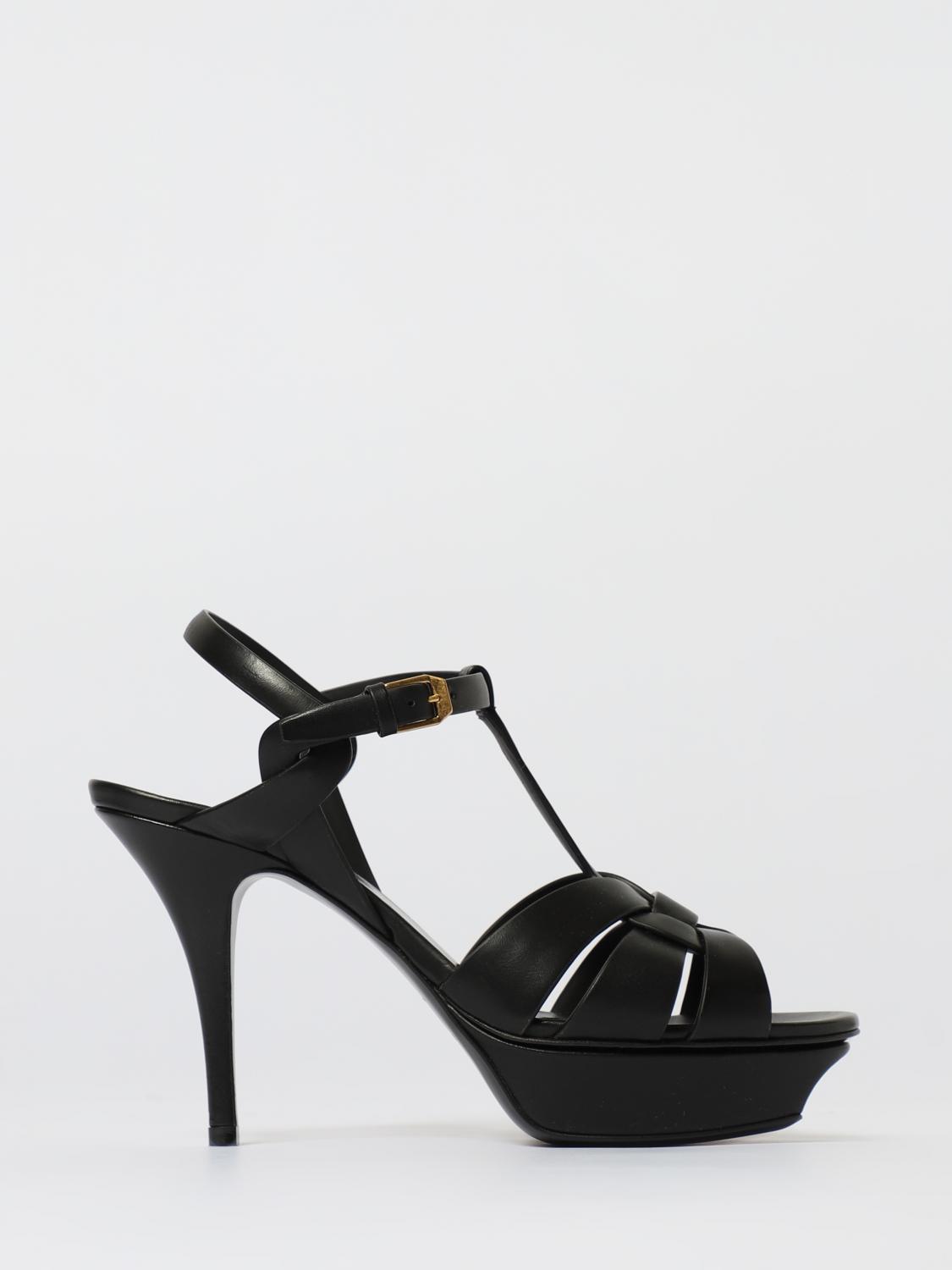 SAINT LAURENT Heeled Sandal Woman color Black SAINT LAURENT Heeled Sandal Woman color Black