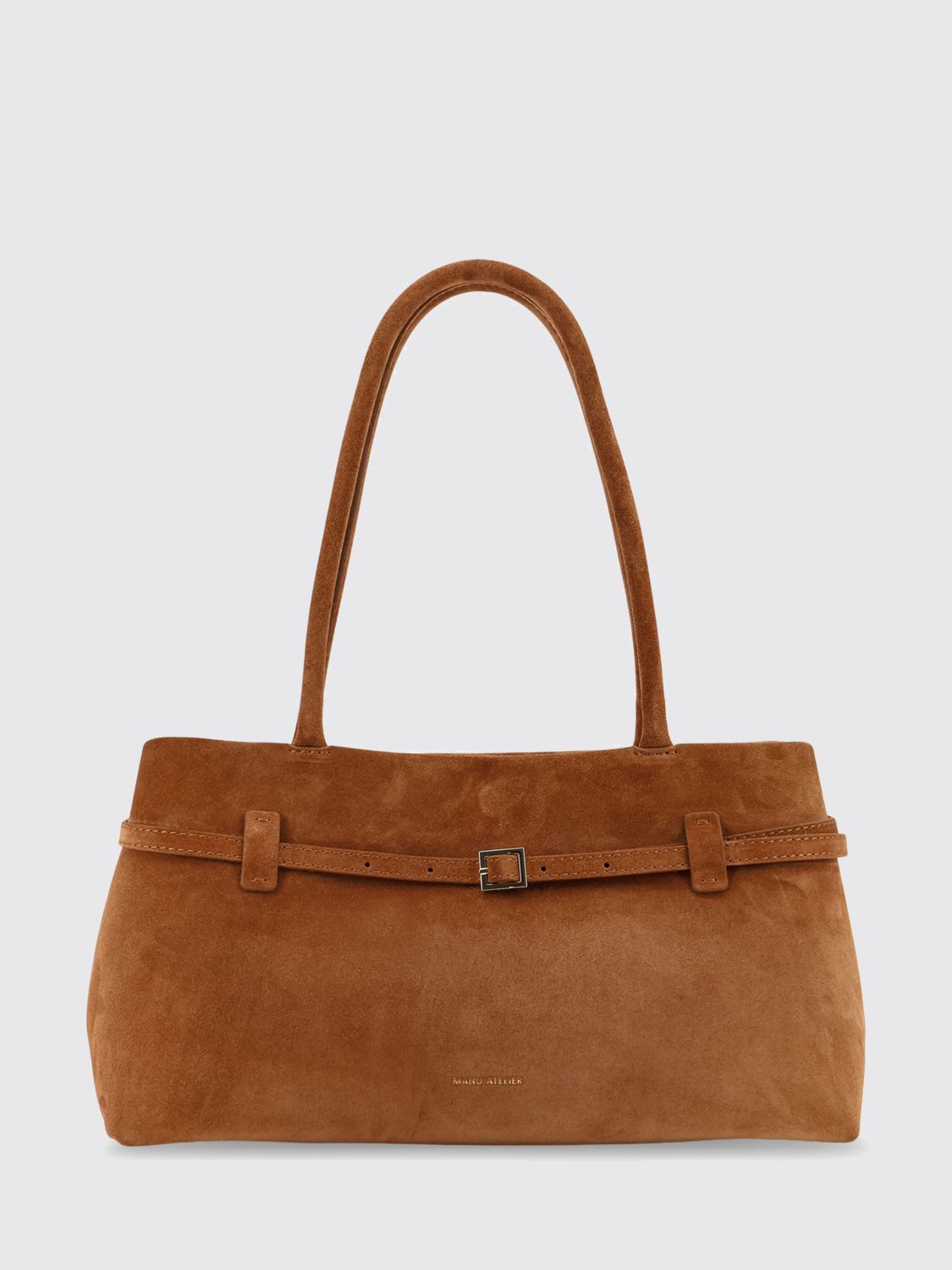 Manu Atelier Shoulder Bag  Woman Color Beige In Sand
