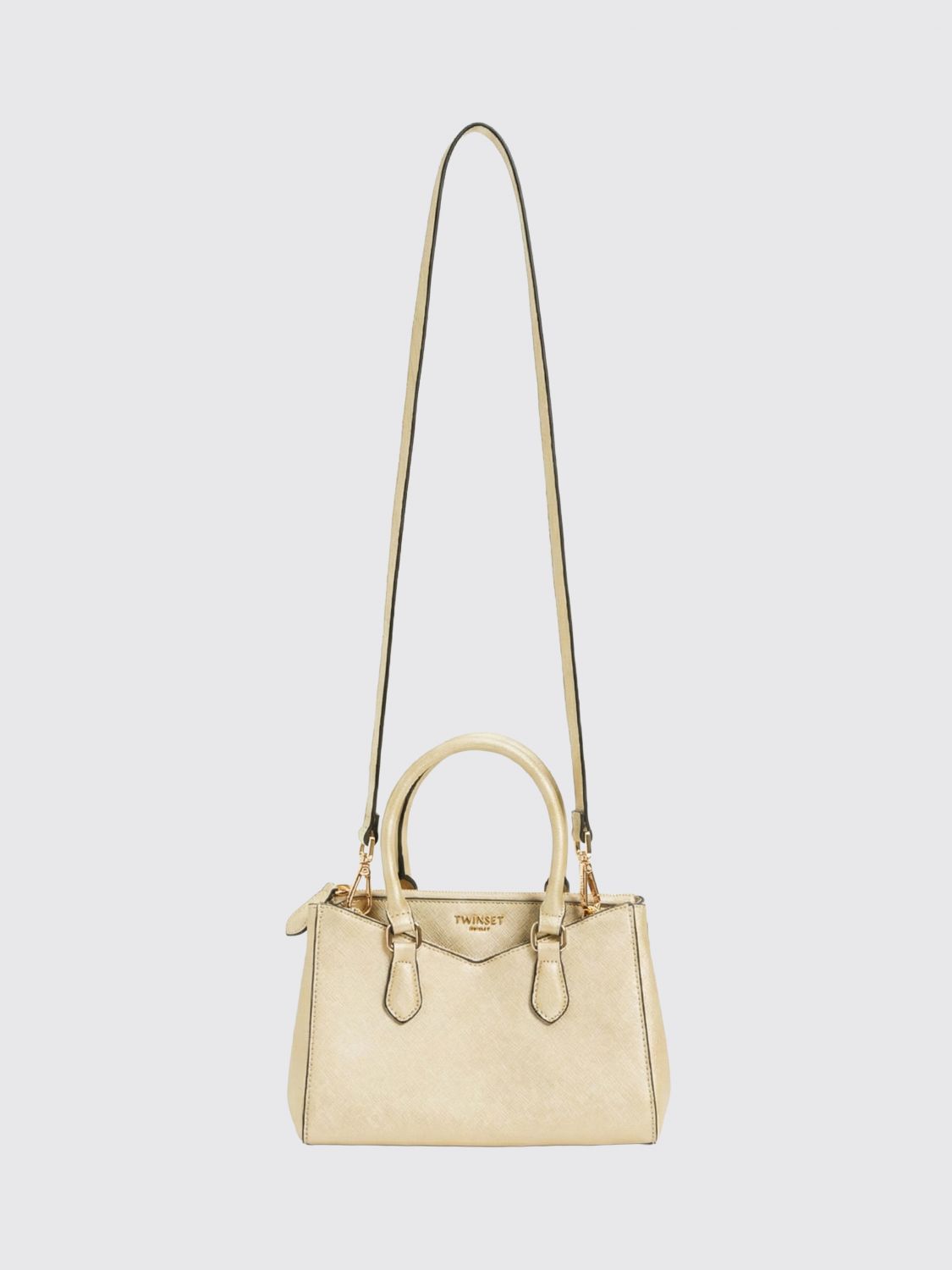 Twinset Handbag Woman Color Gold In Neutral