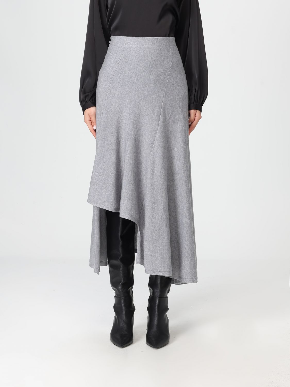 Khaite Skirt  Woman Color Grey In Gray