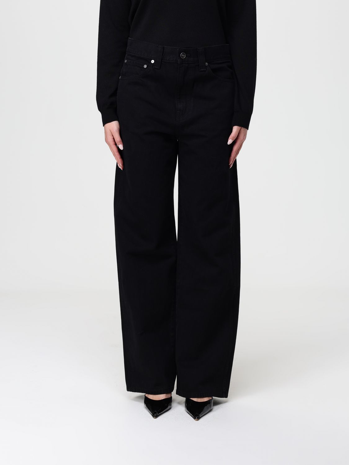 Khaite Jeans  Woman Color Black In Black