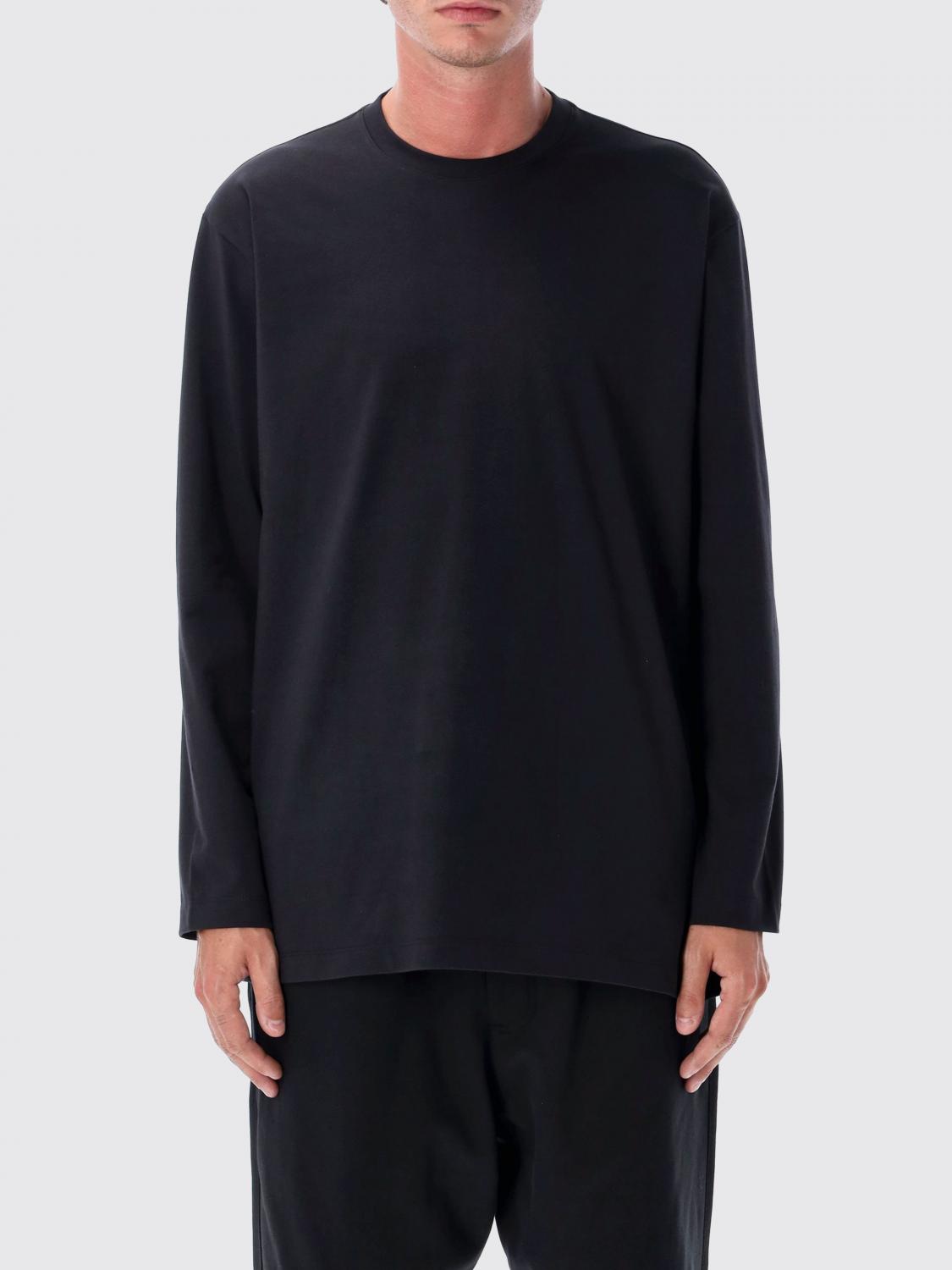 Y-3 Adidas Multilogo L/s Tee In Black