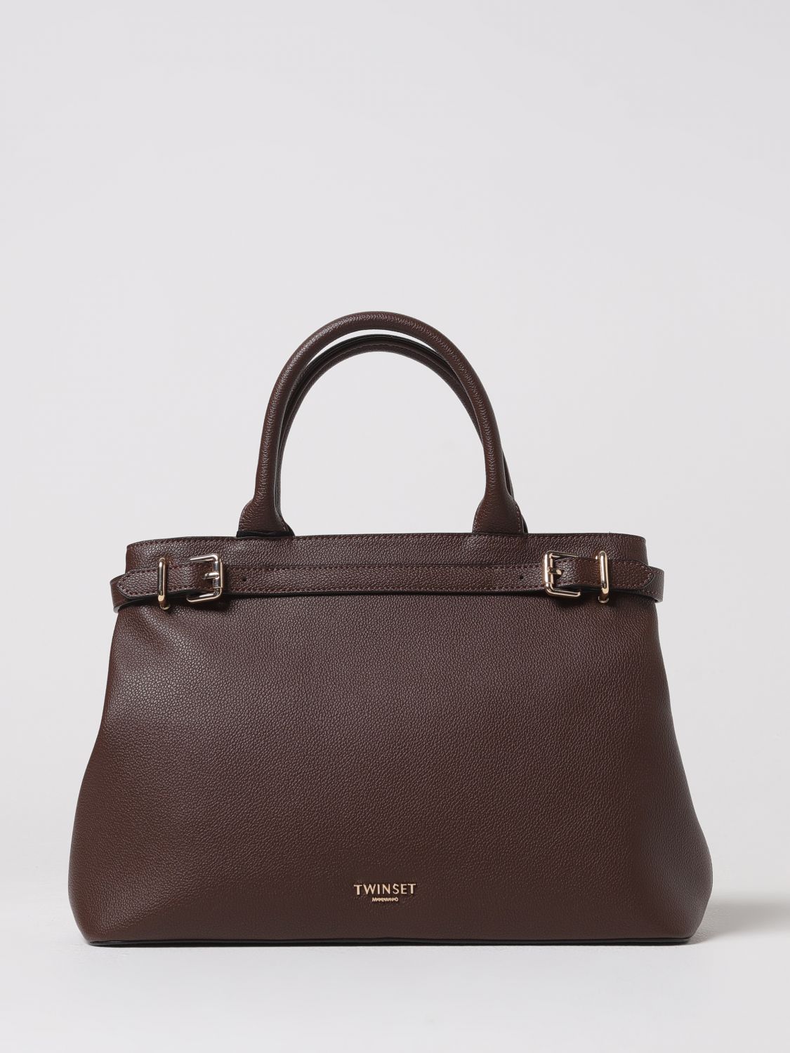 Twinset Mini Bag Woman Color Beige In Brown