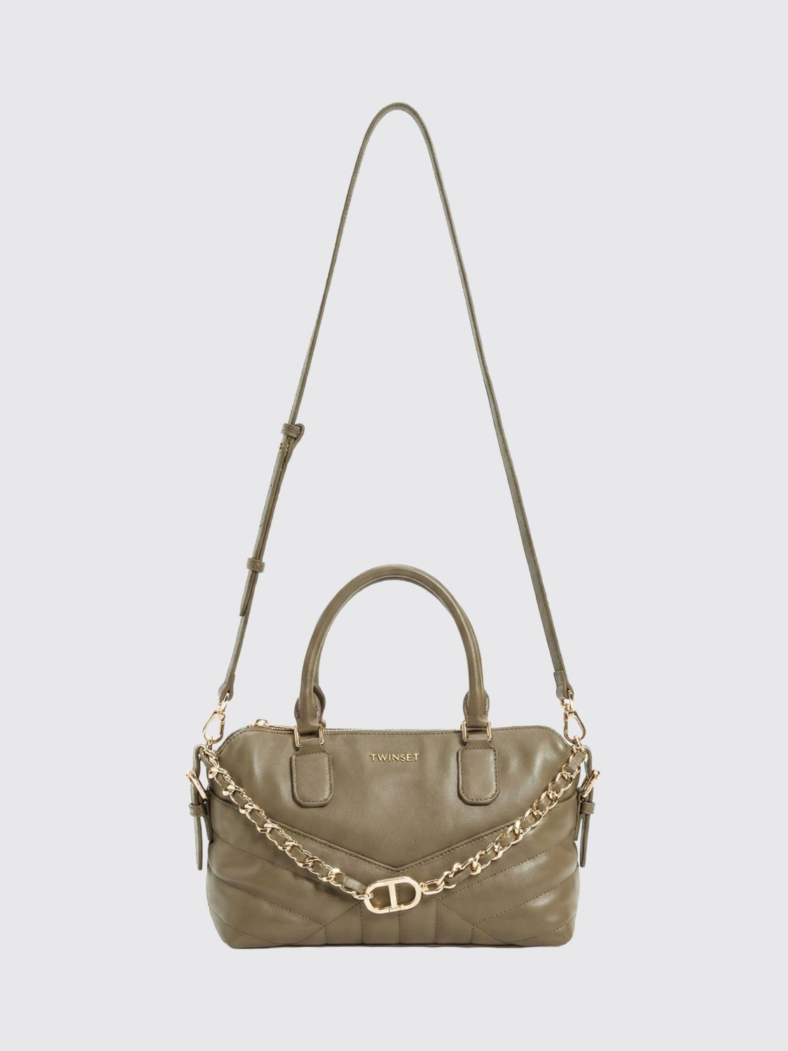 Twinset Handbag  Woman Color Mud In Green