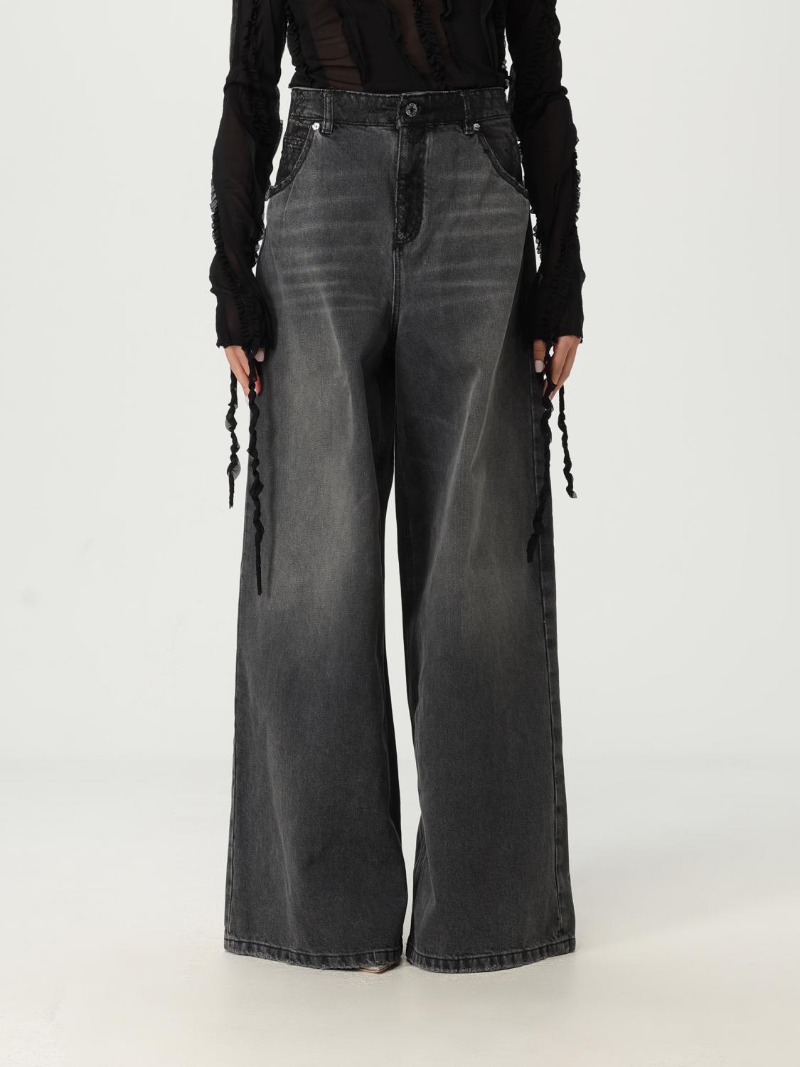 Blumarine Jeans  Woman Color Grey In Black