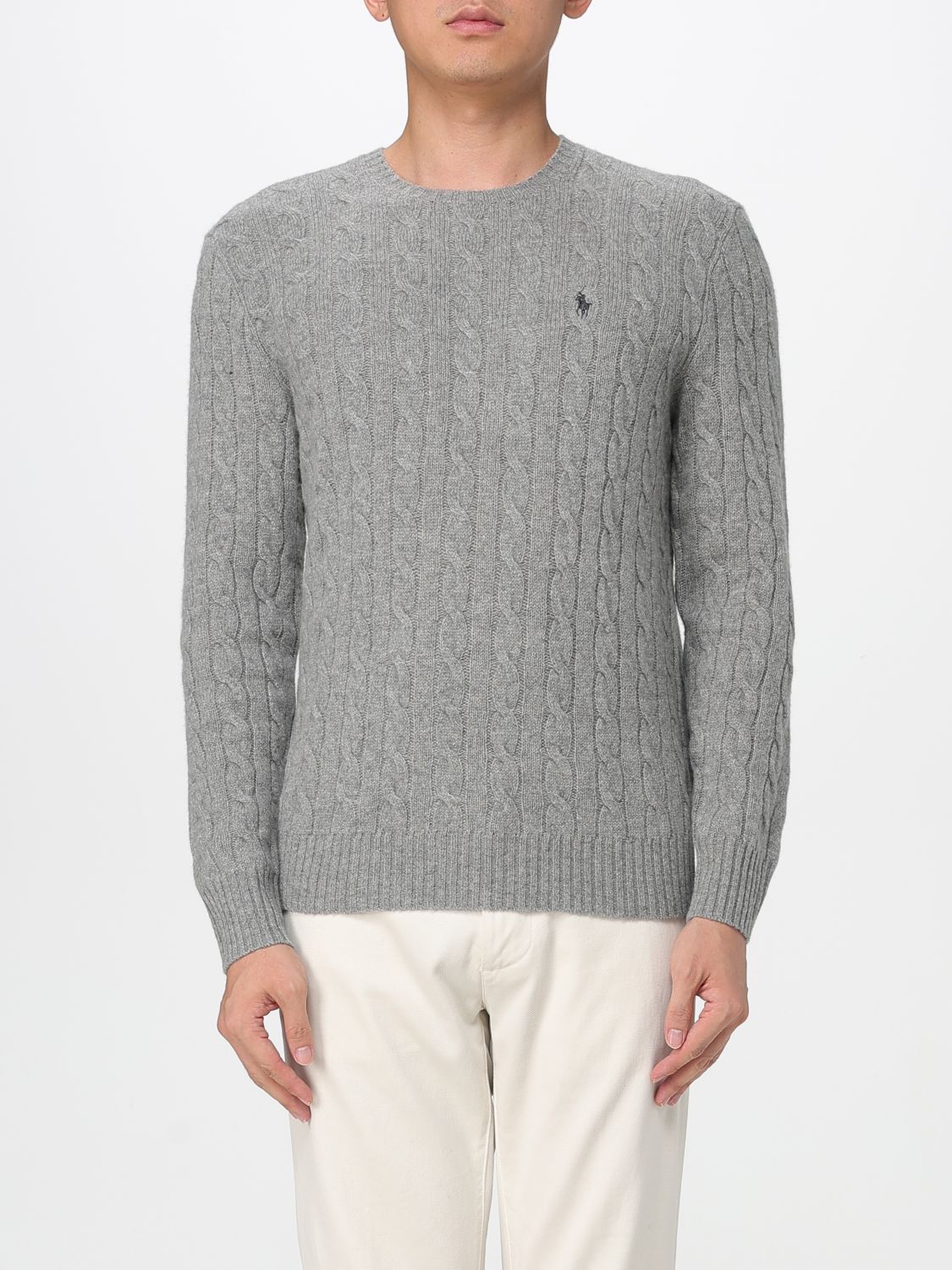 Polo Ralph Lauren Sweater  Men Color Grey 1 In Gray