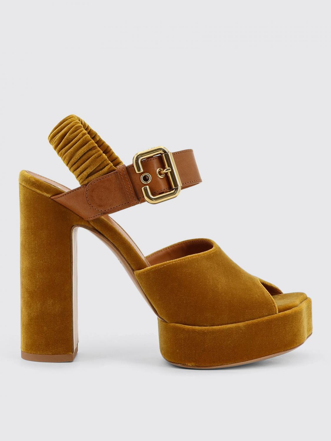 Heeled Sandal CHLOÉ Woman color Amber