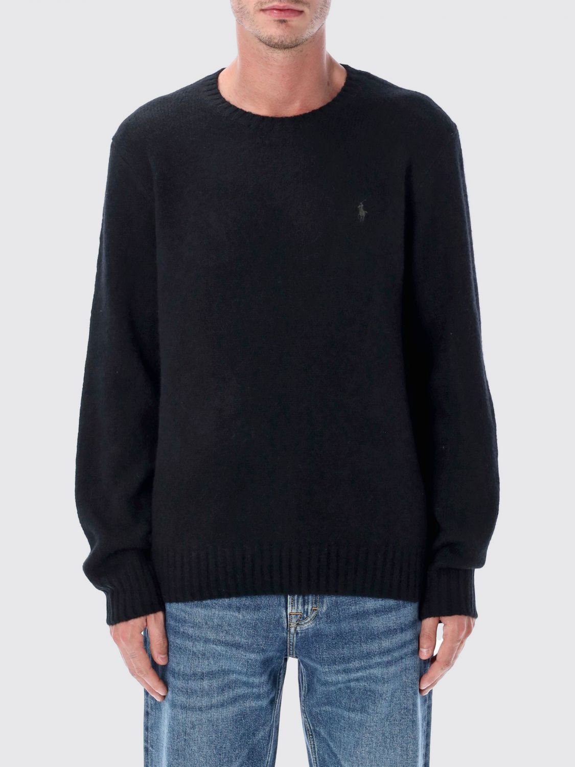 Polo Ralph Lauren Sweater Men Color Black In Black