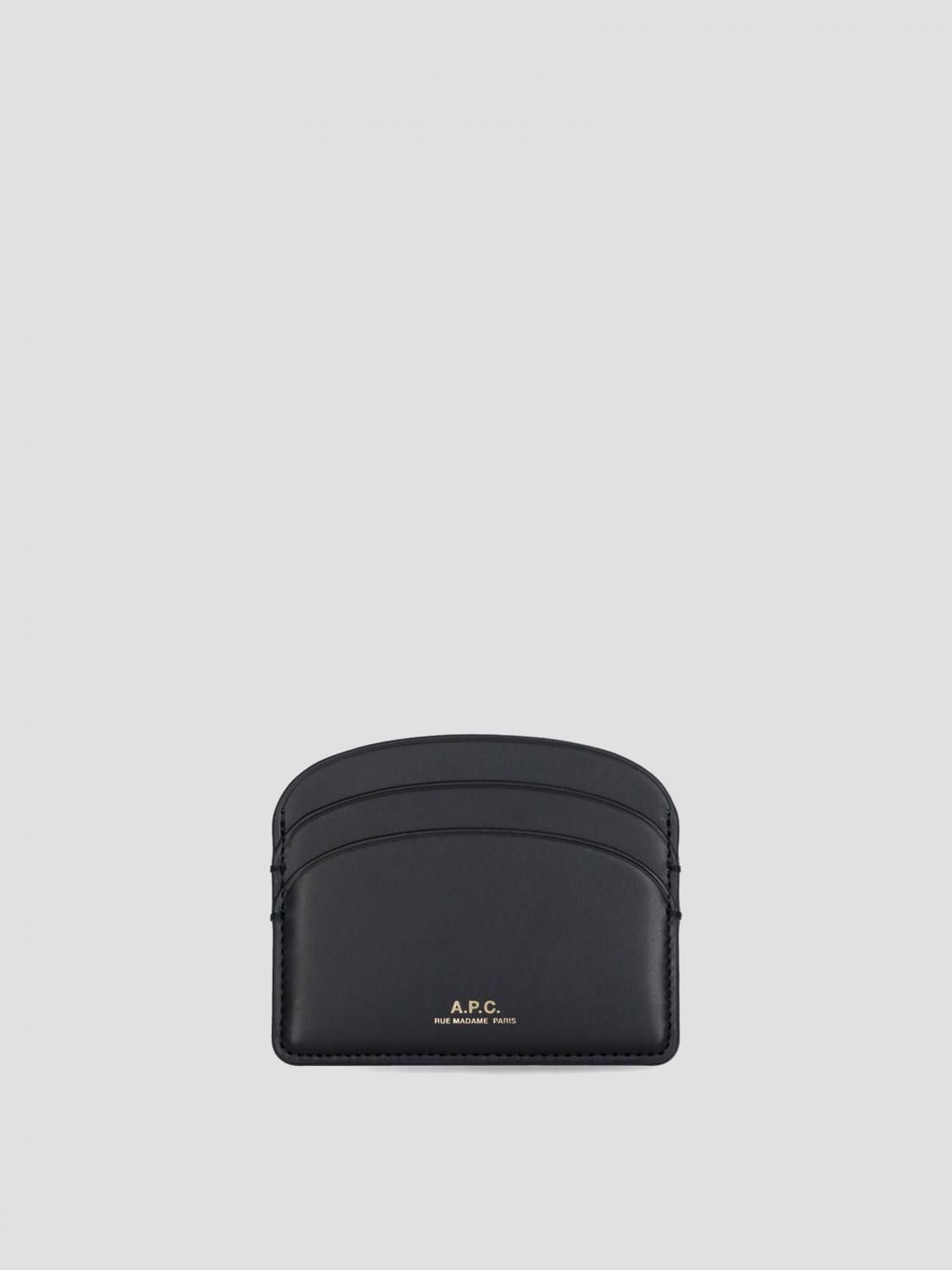 Apc Wallet A. P.c. Woman Color Black In Black