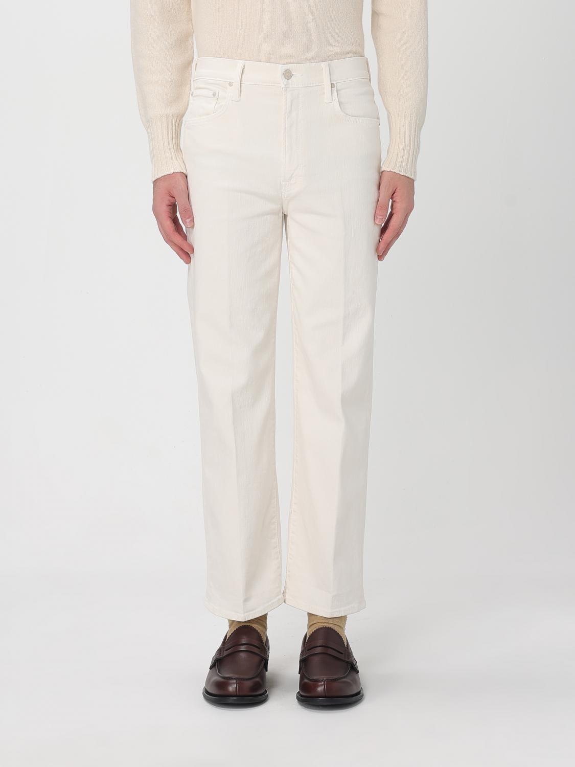 Mother Jeans  Men Color Cream In Gray