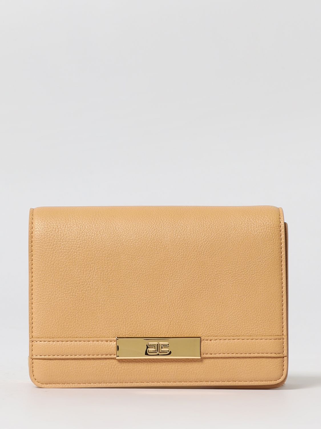 Elisabetta Franchi Crossbody Bag Woman Color Green In Orange