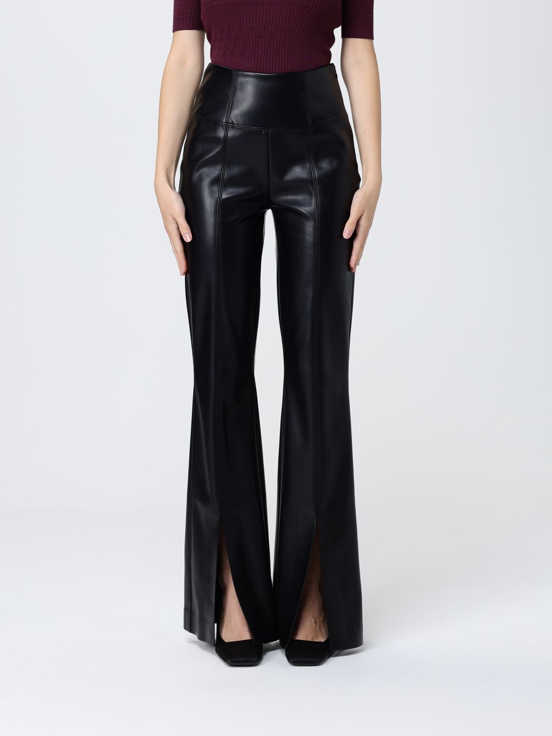 Twinset Pants Woman Color Black In Black