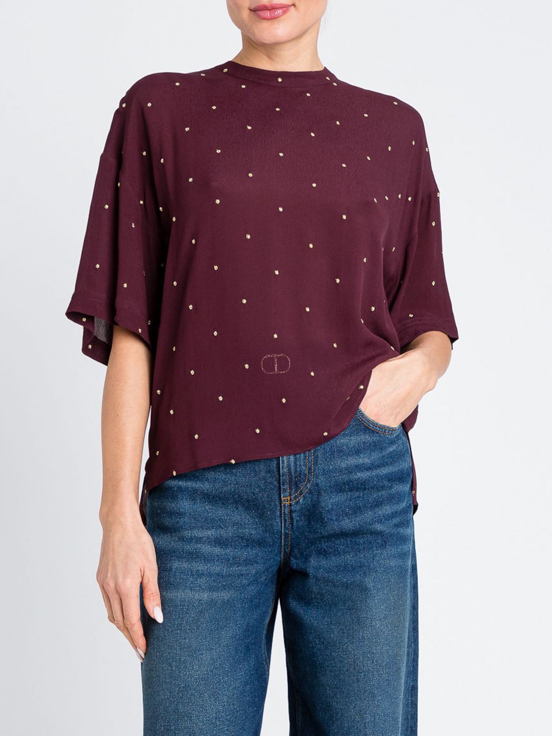 Twinset Top Woman Color Violet In Purple