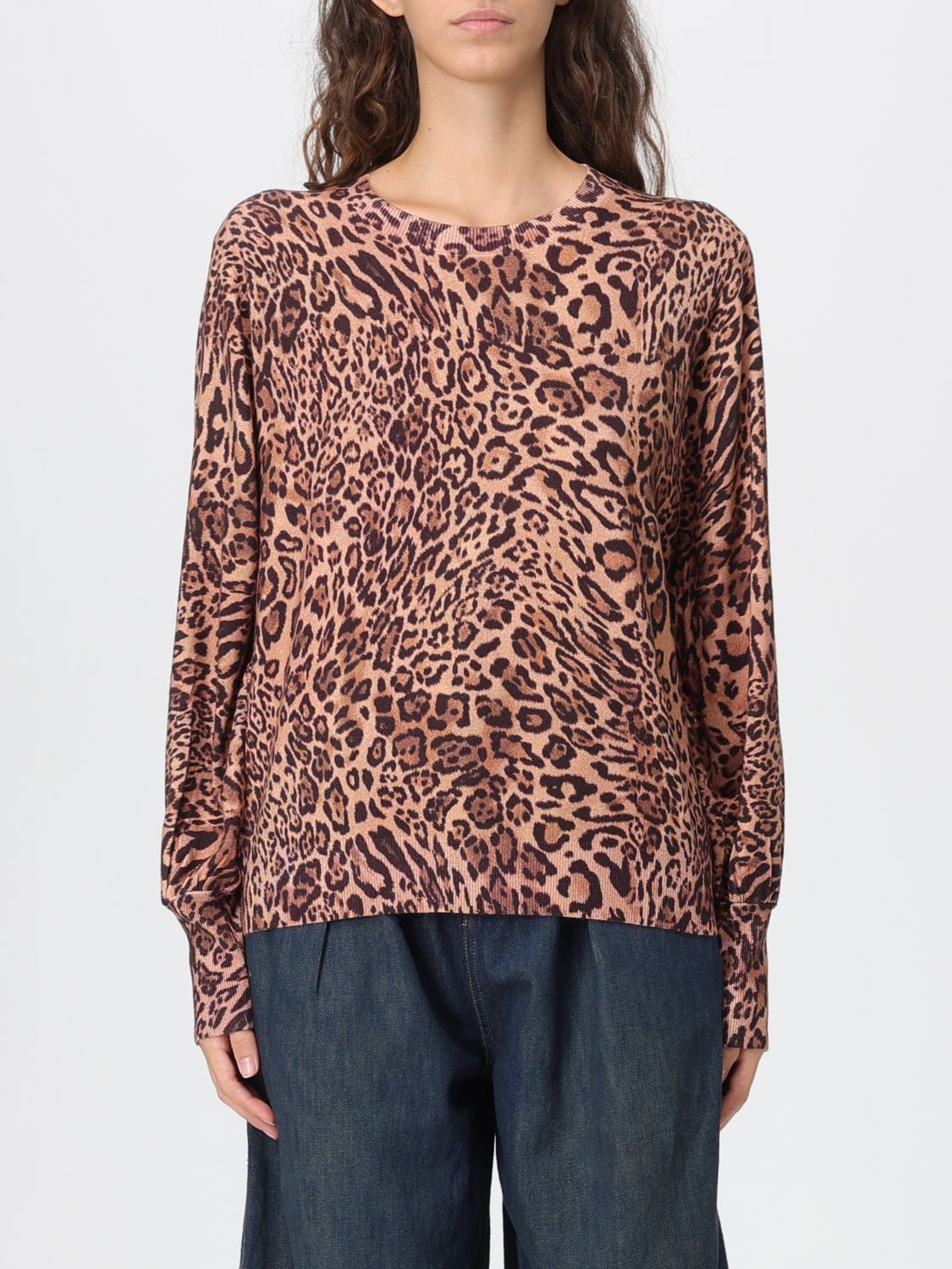 Twinset Sweater  Woman Color Multicolor In Brown