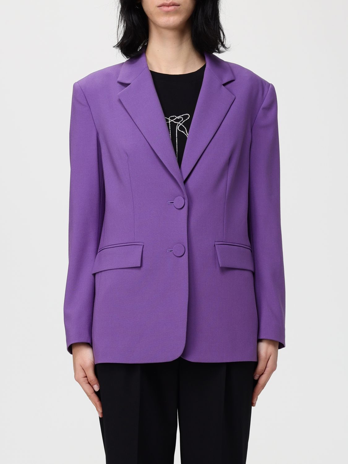 Twinset Actitude Jacket Woman Color Violet In Purple