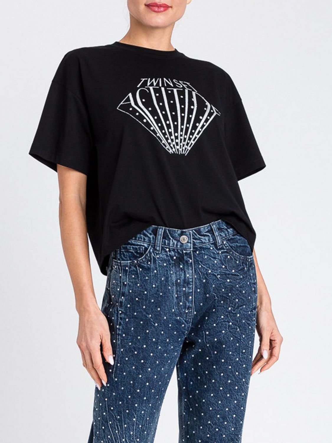 Twinset Actitude T-shirt  Woman Color Black In Black