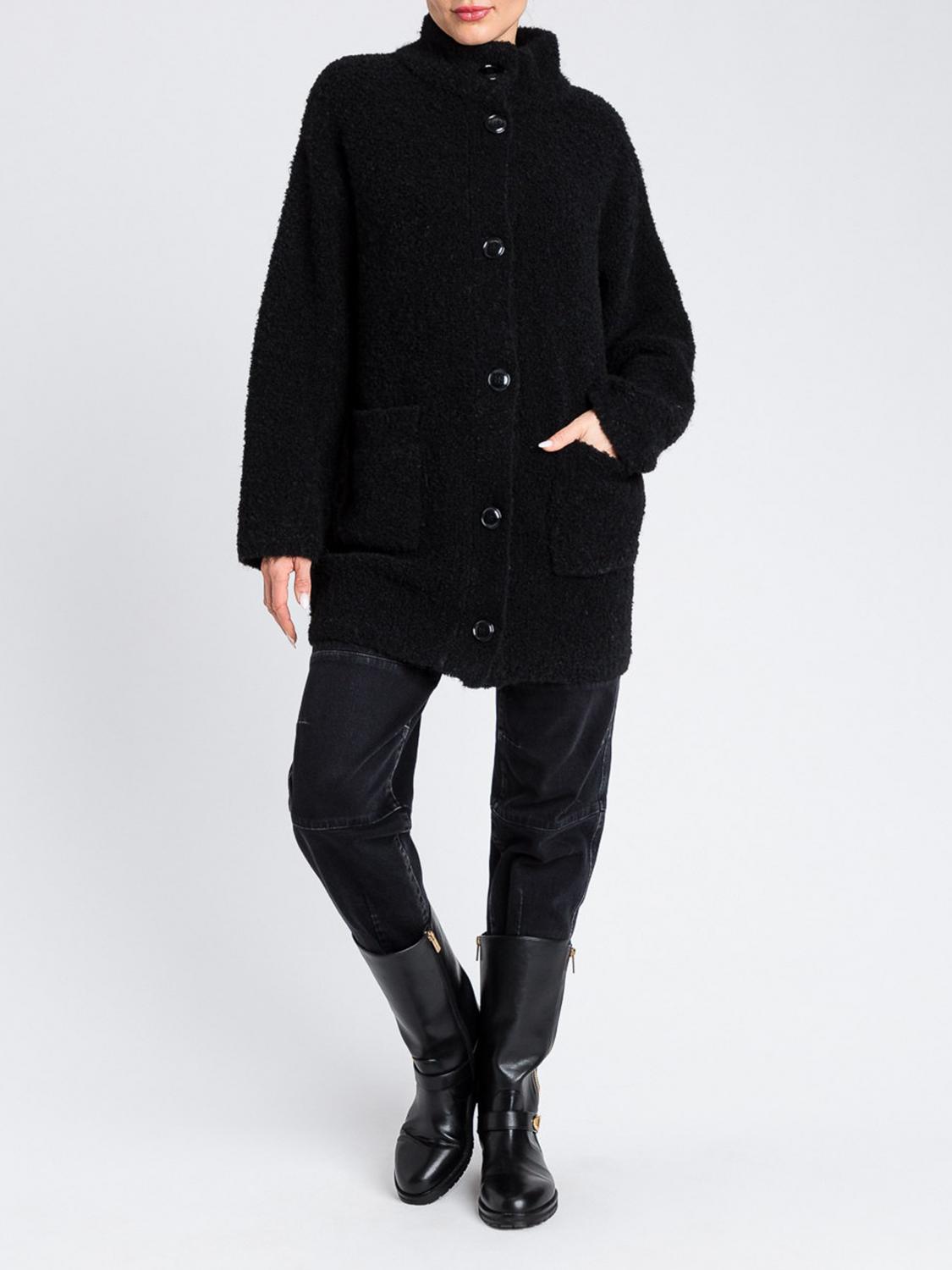 Twinset Actitude Coat Woman Color Black In Black