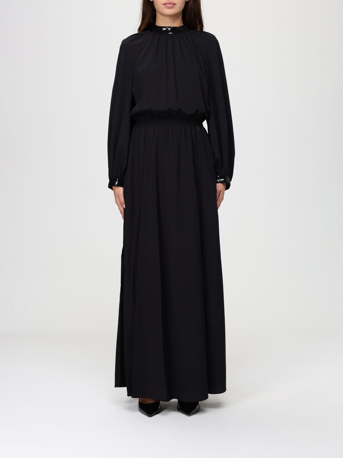 Twinset Actitude Dress  Woman Color Black In Multi