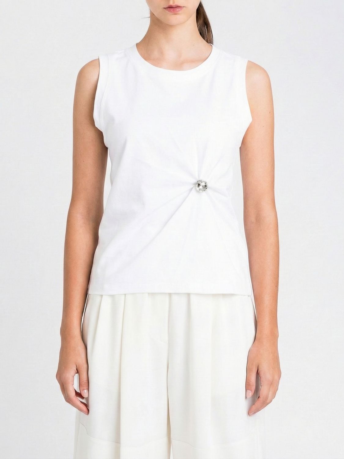 Twinset Actitude Top  Woman Color White In White