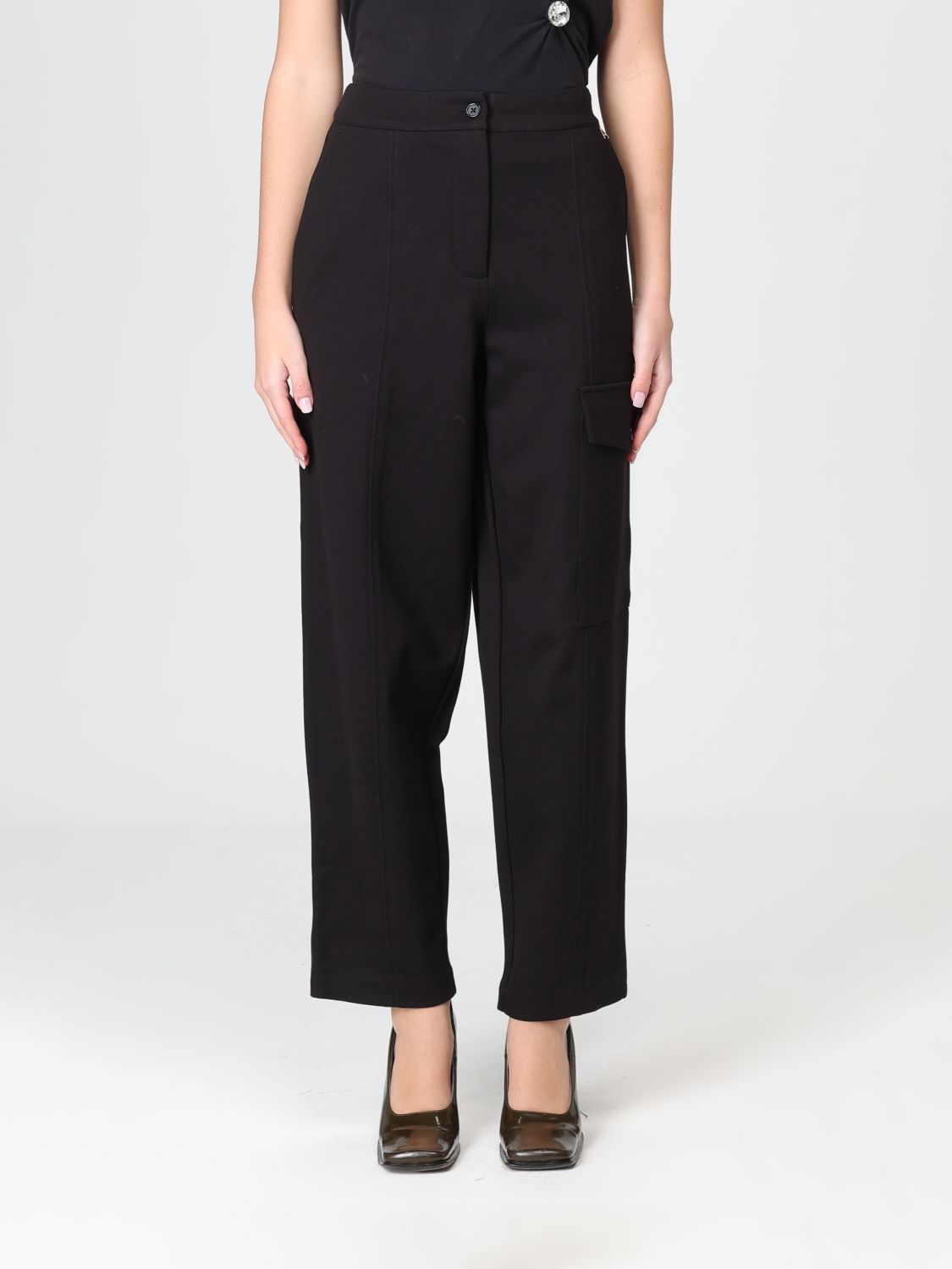 Twinset Actitude Pants  Woman Color Black In Black