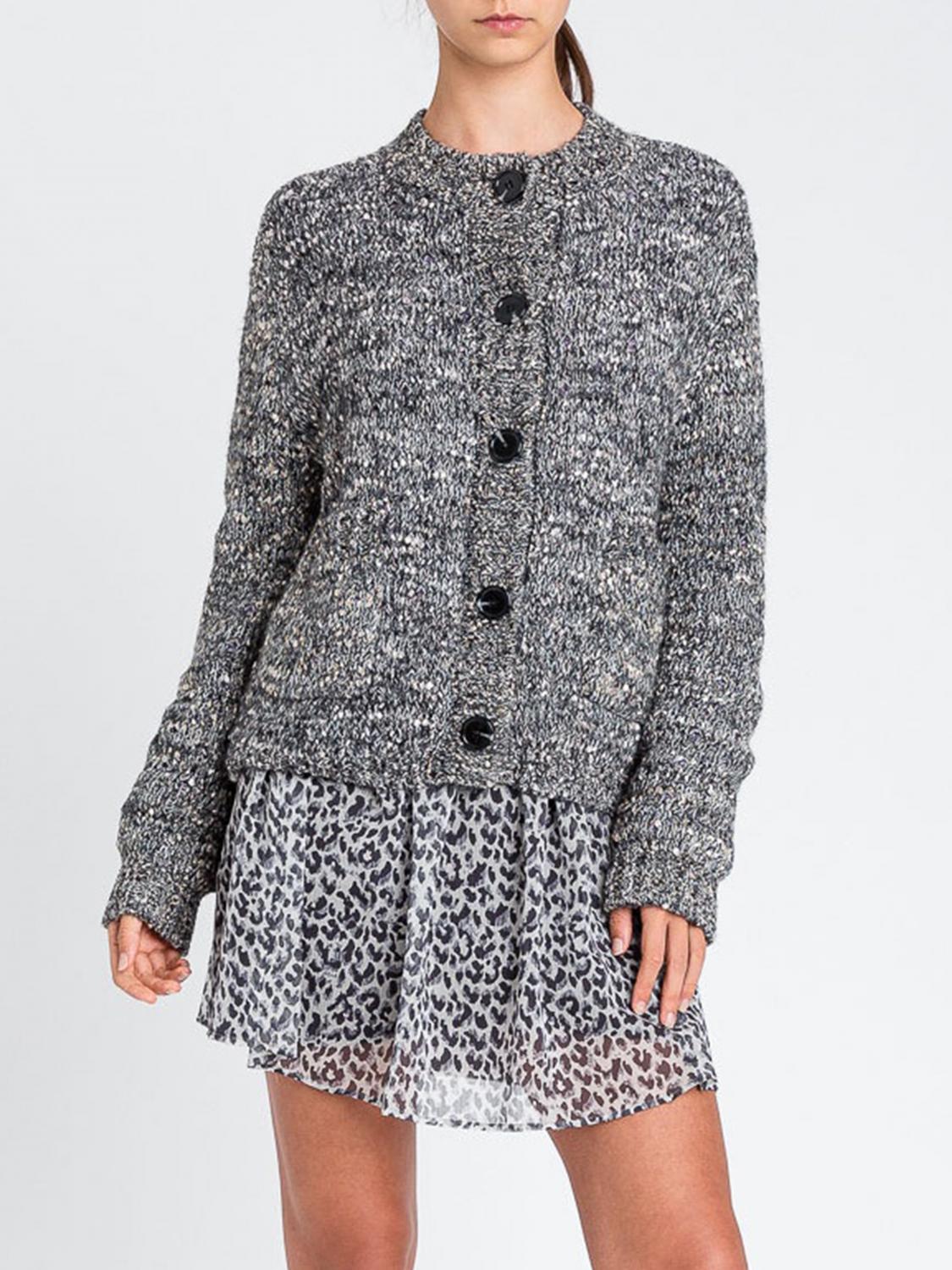 Twinset Actitude Coat Woman Color Black In Gray