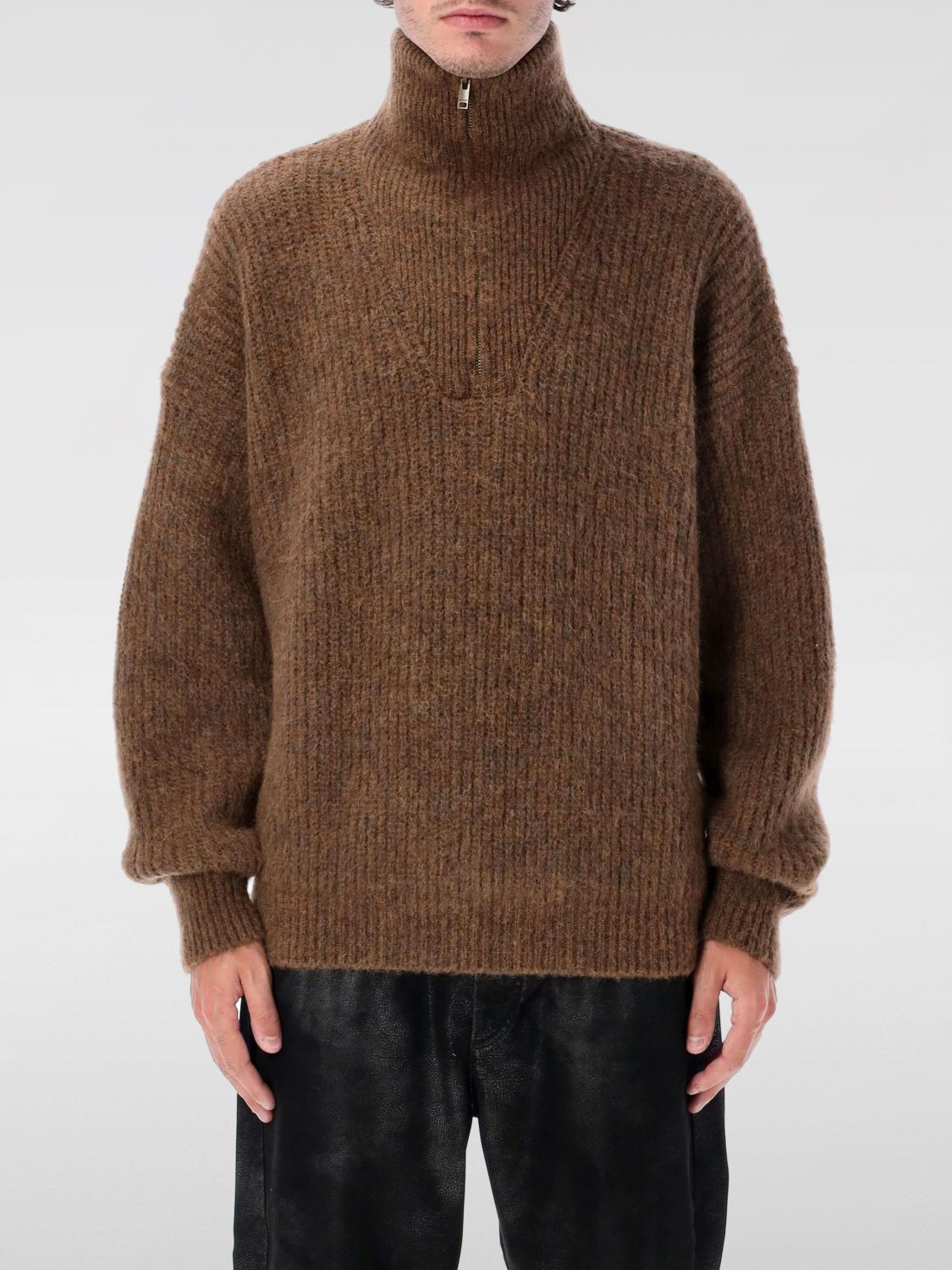 Isabel Marant Long Sleeve Sweater In Brown
