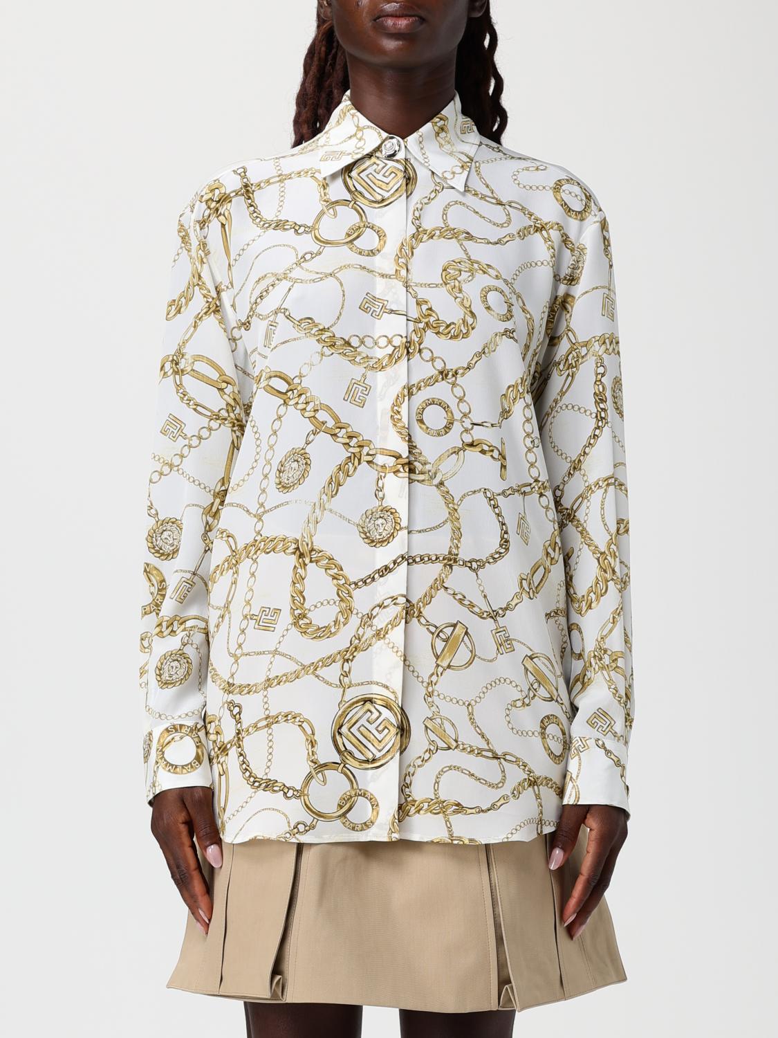 BALMAIN Shirt Woman color White