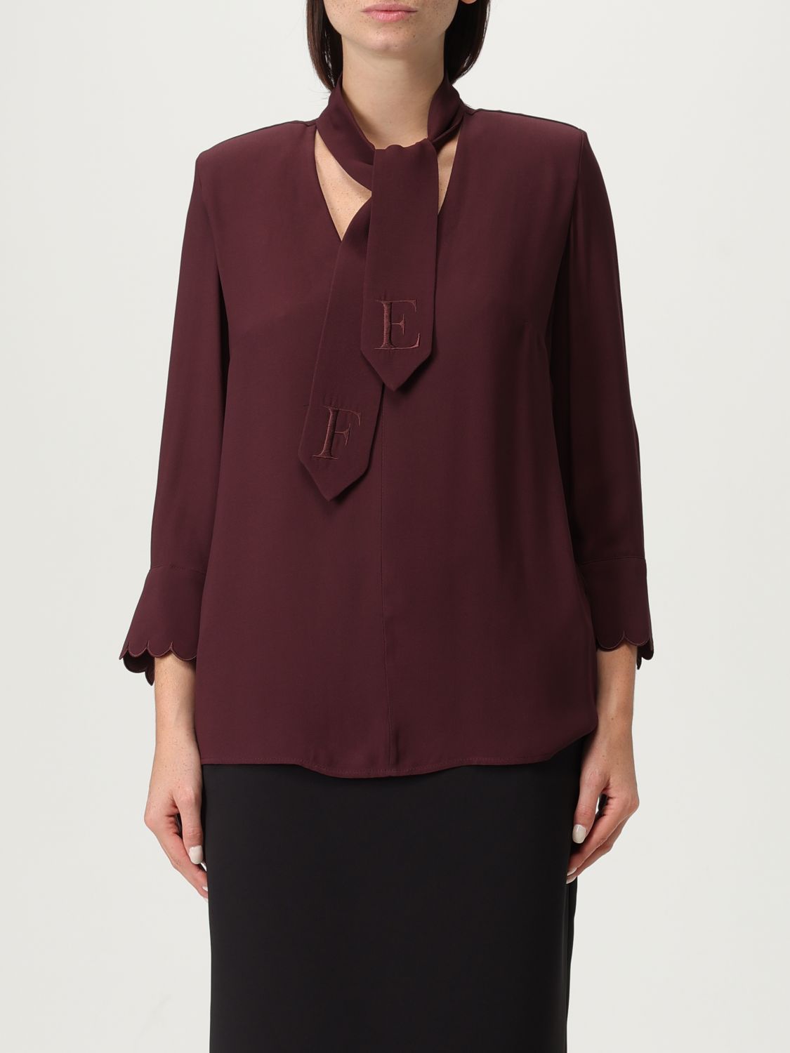 Elisabetta Franchi Shirt  Woman Color Red Purple