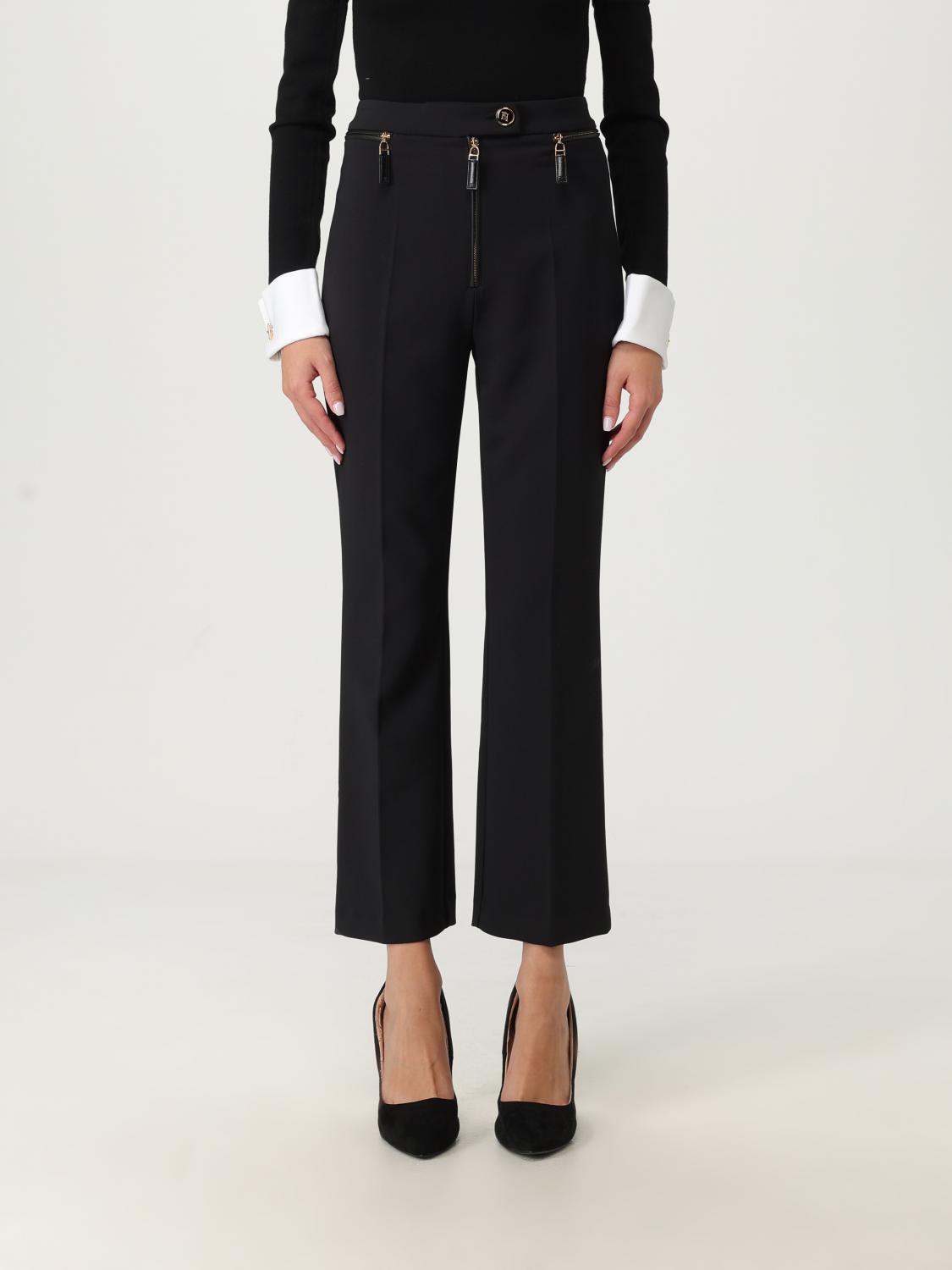 Elisabetta Franchi Pants  Woman Color Black In Black