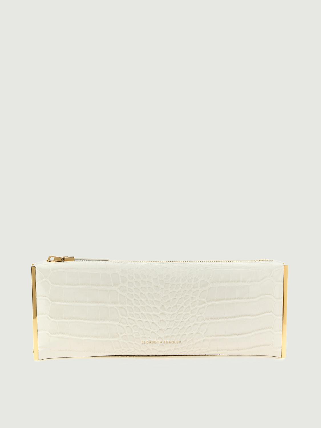 Elisabetta Franchi Handbag Woman Color White In White