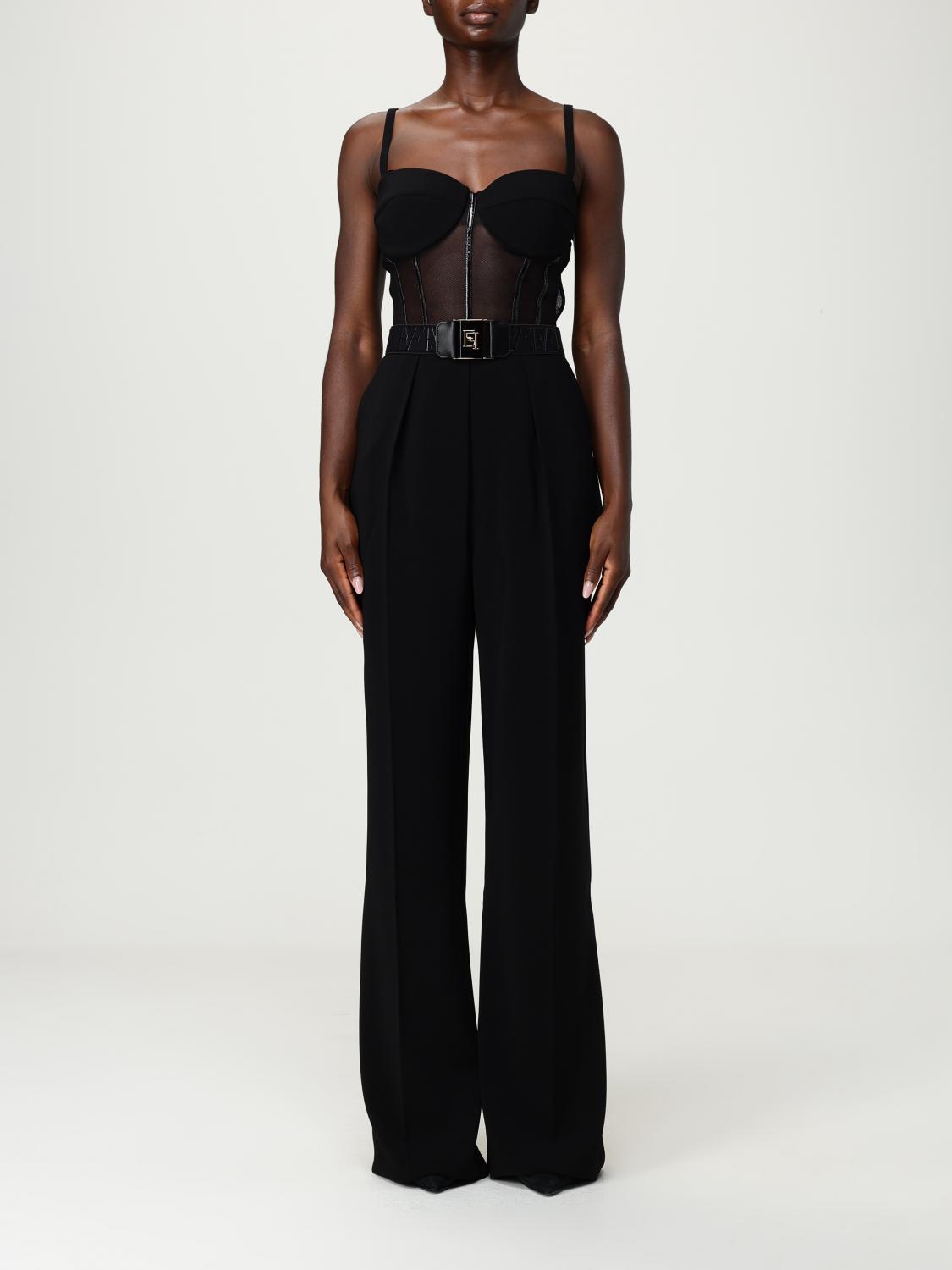 Elisabetta Franchi Pants  Woman Color Black In Black