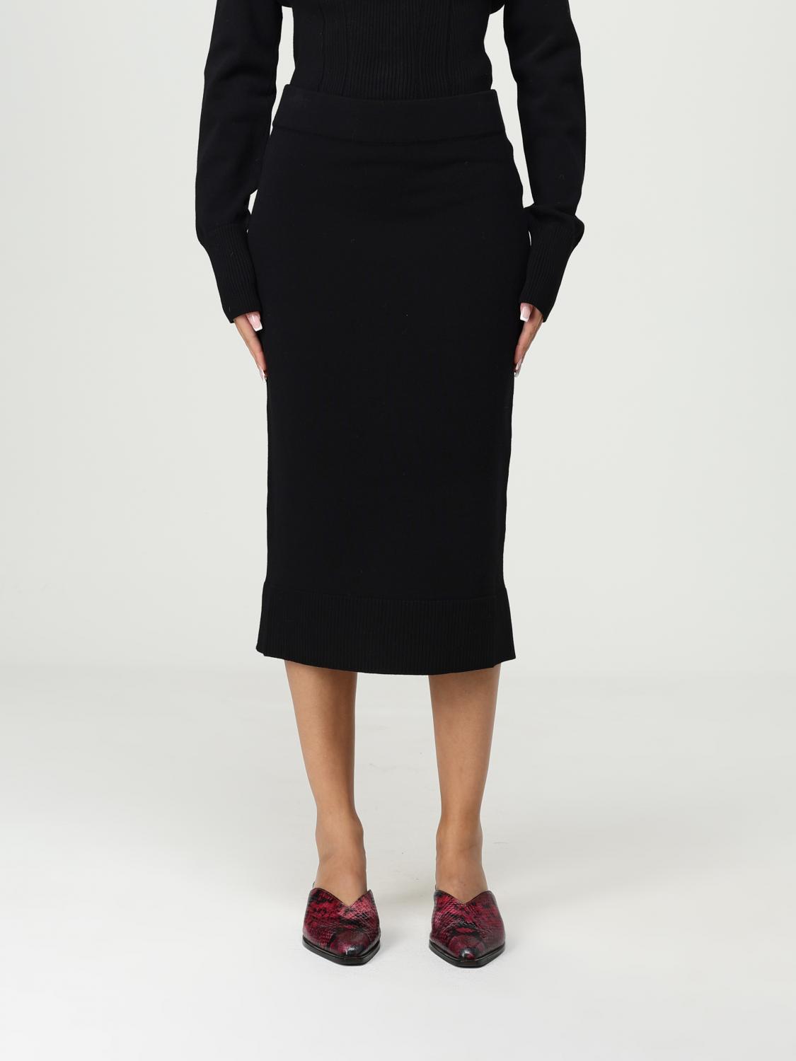 Dondup Skirt  Woman Color Black In Black