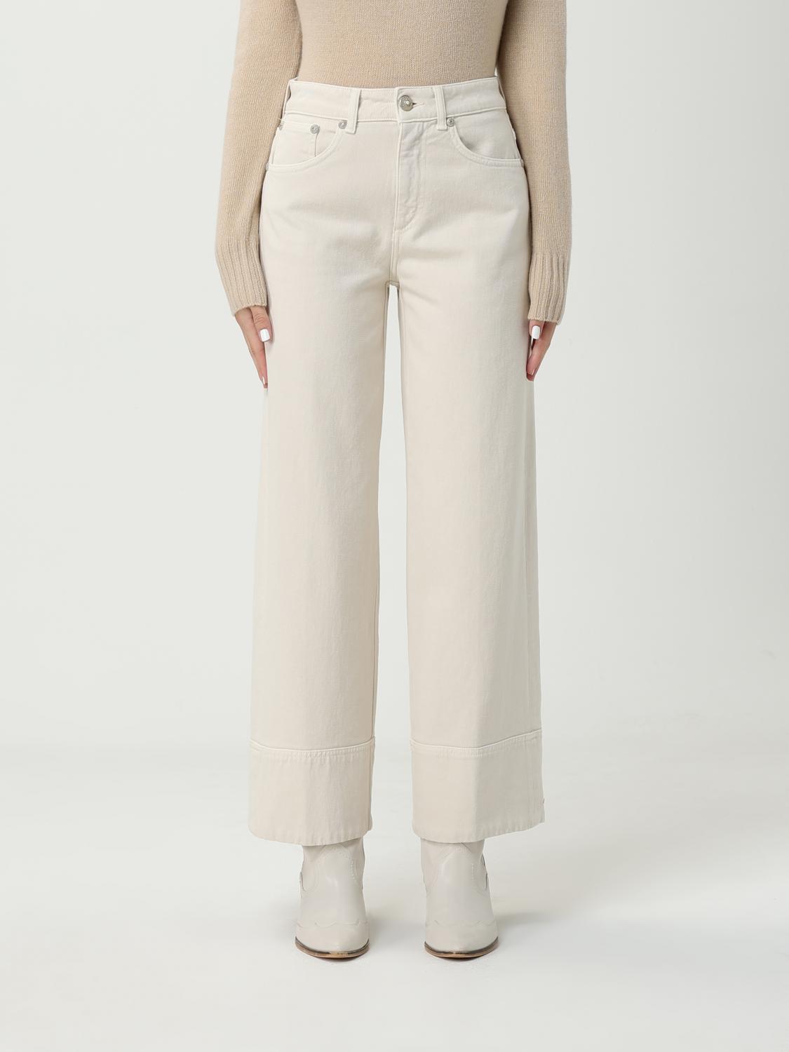 Dondup Pants  Woman Color White In White