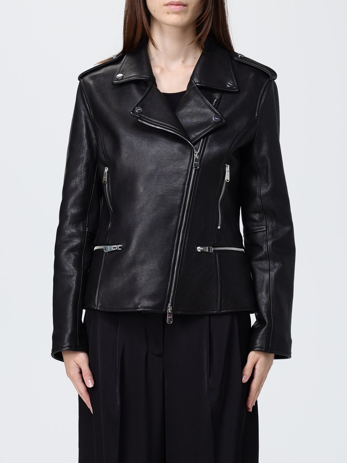 Dondup Jacket  Woman Color Black In Black