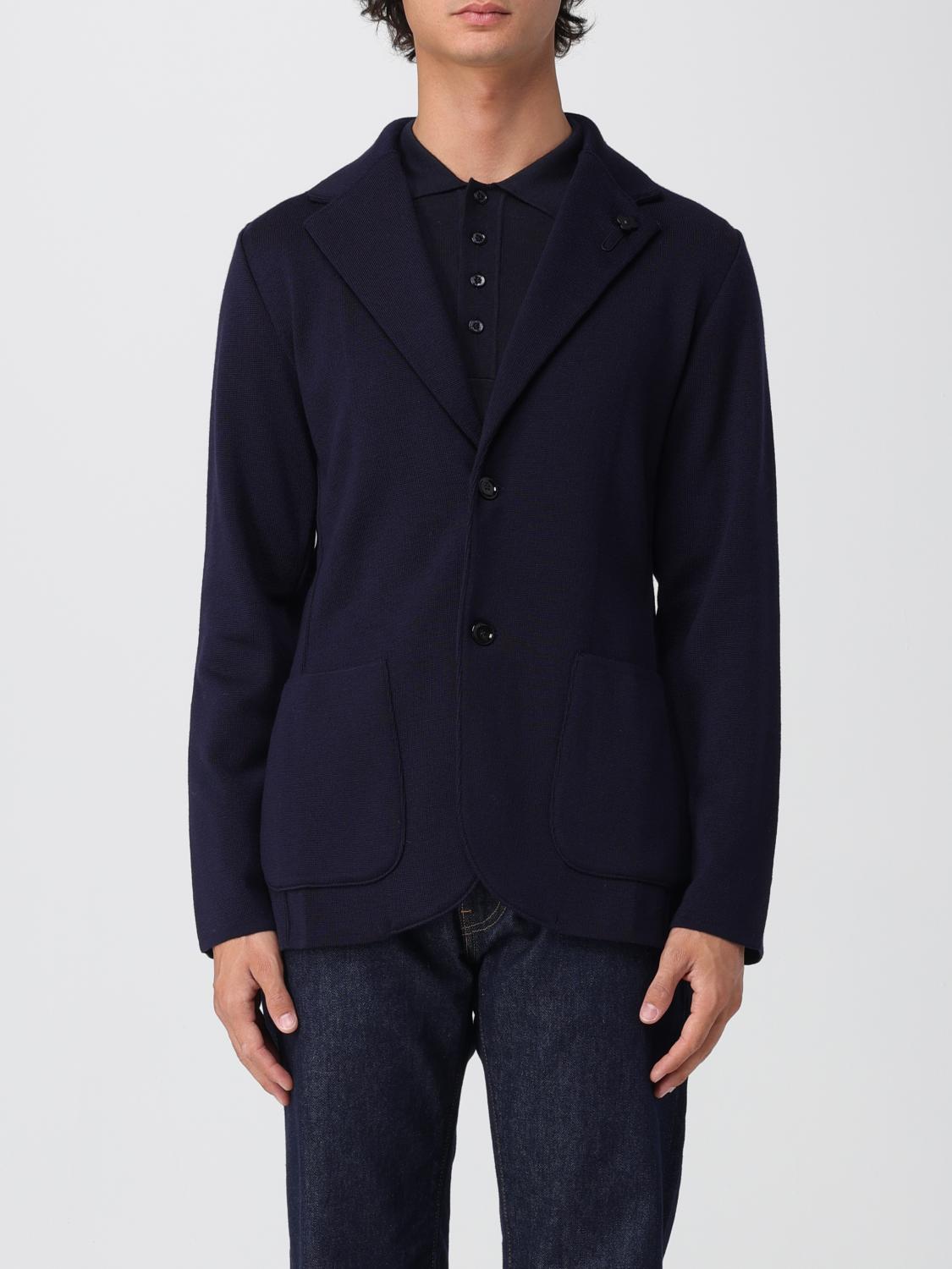 Lardini Blazer  Men Color Blue In Blue