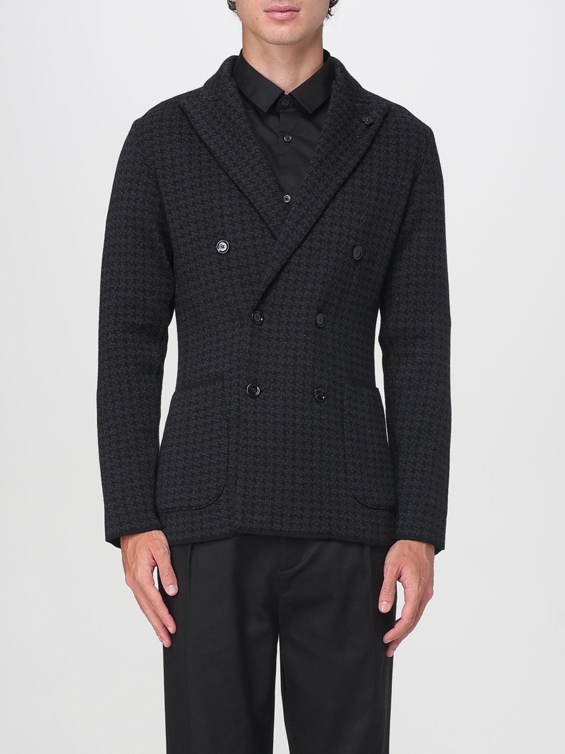 Lardini Sweater  Men Color Black In Black