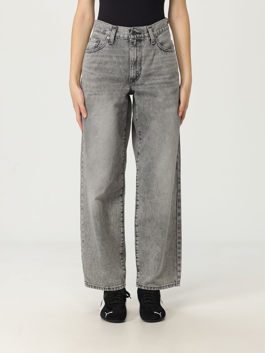 Levi's Jeans  Woman Color Denim In Gray