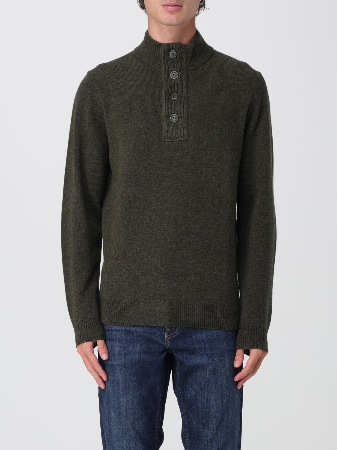 Barbour Sweater Men Color Green In Green