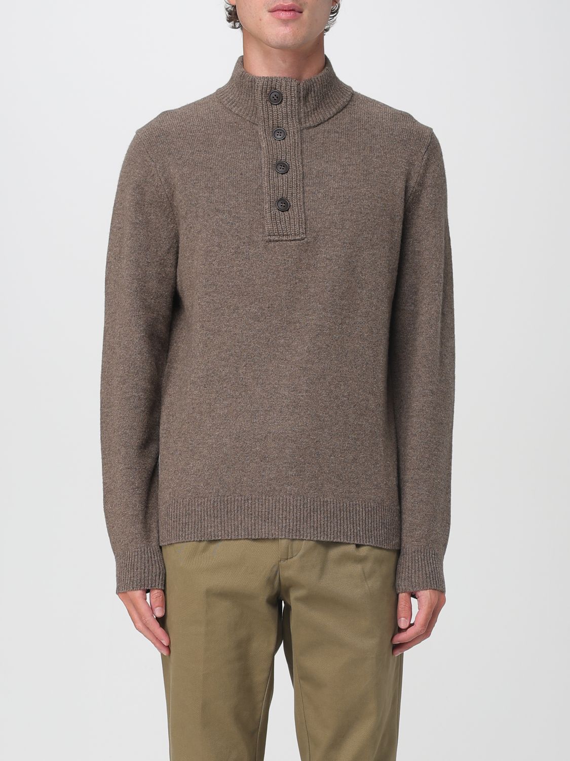 Barbour Sweater Men Color Brown In Brown
